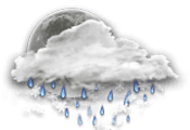 Cielo mayormente nublado con posibles con lluvia y nieve