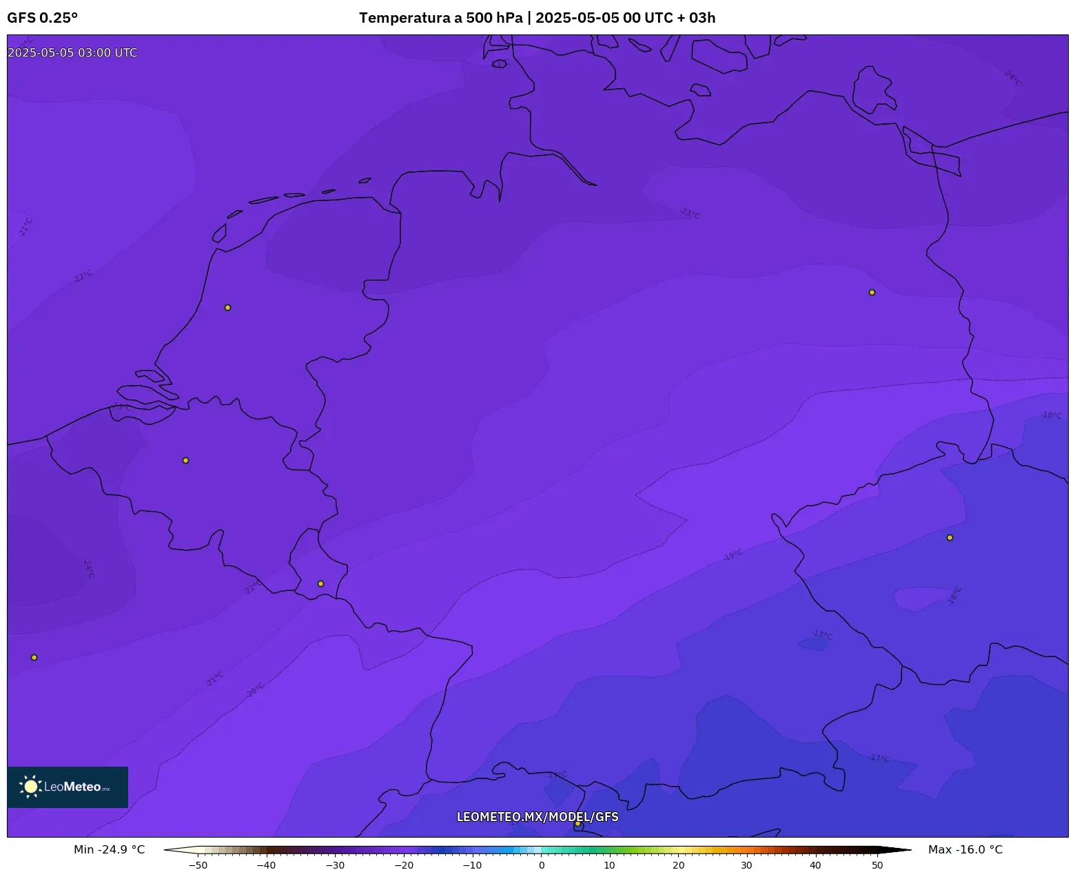 Pronóstico Meteorológico Numérico Gfs