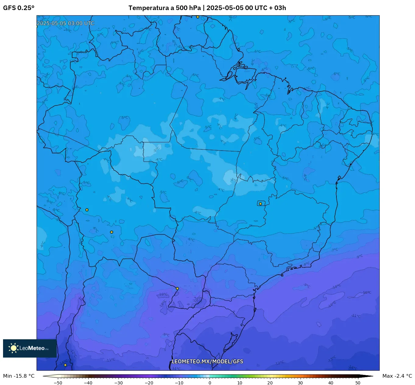 Pronóstico Meteorológico Numérico Gfs