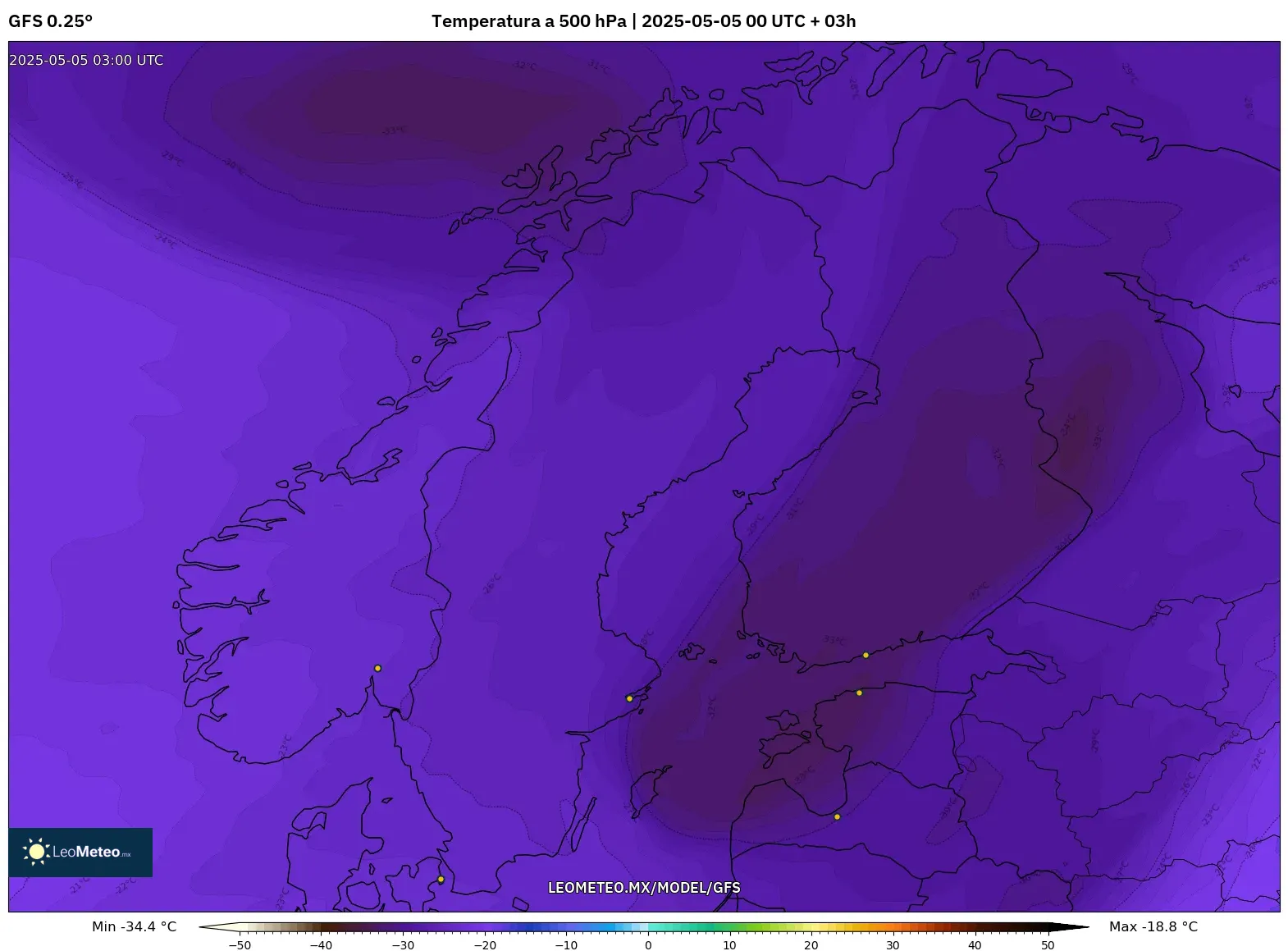 Pronóstico Meteorológico Numérico Gfs