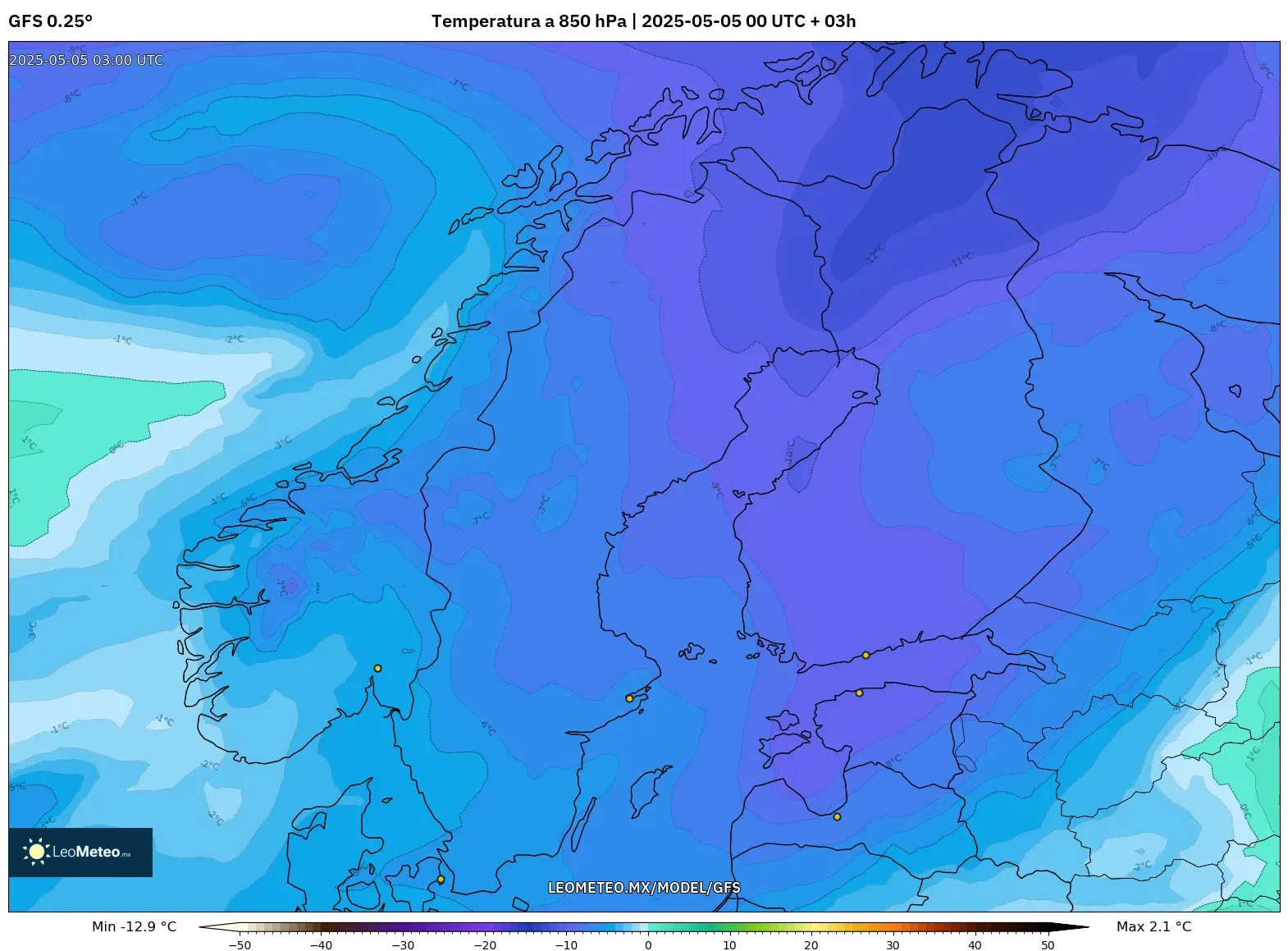 Pronóstico Meteorológico Numérico Gfs