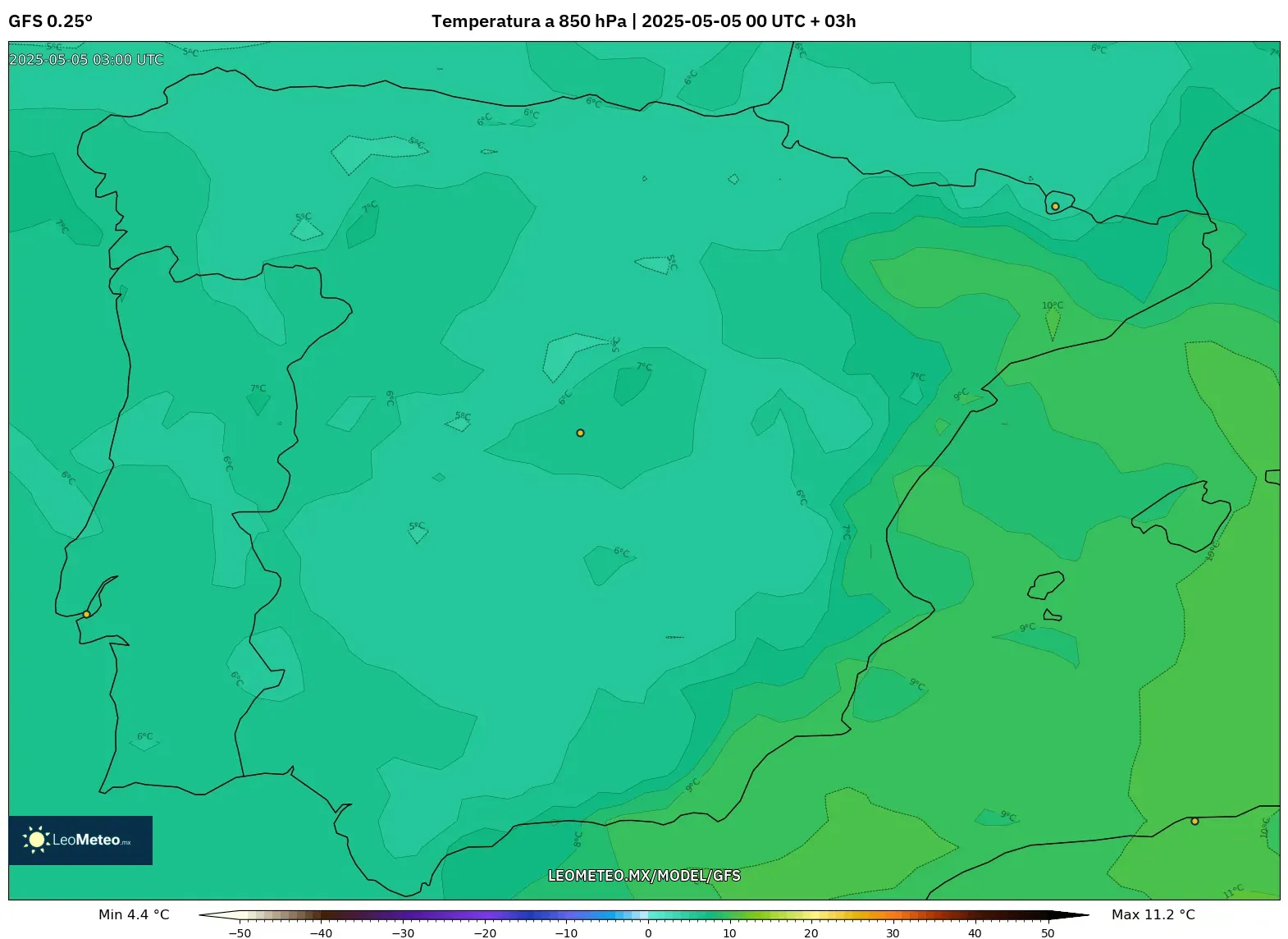 Pronóstico Meteorológico Numérico Gfs