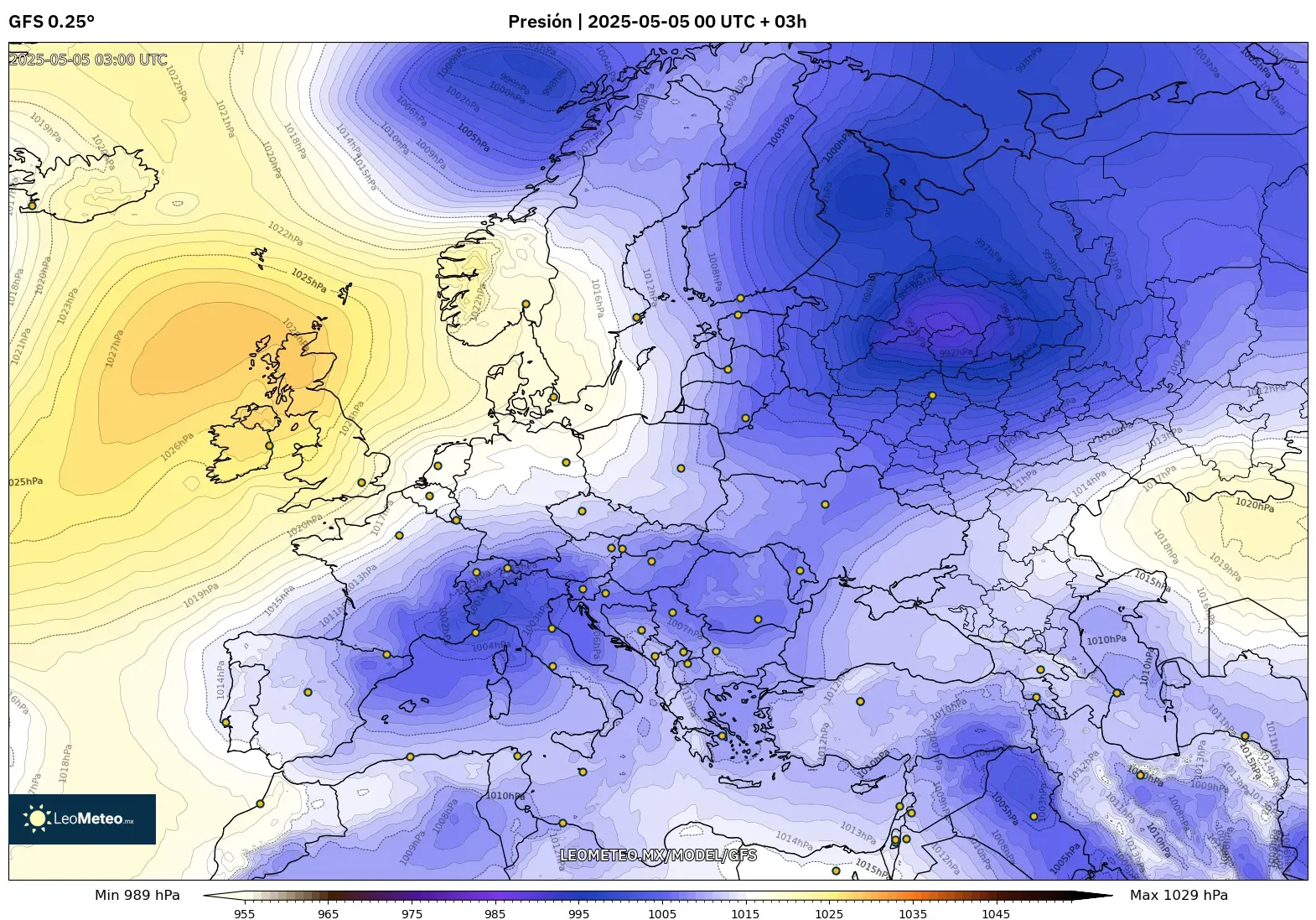 Pronóstico Meteorológico Numérico Gfs