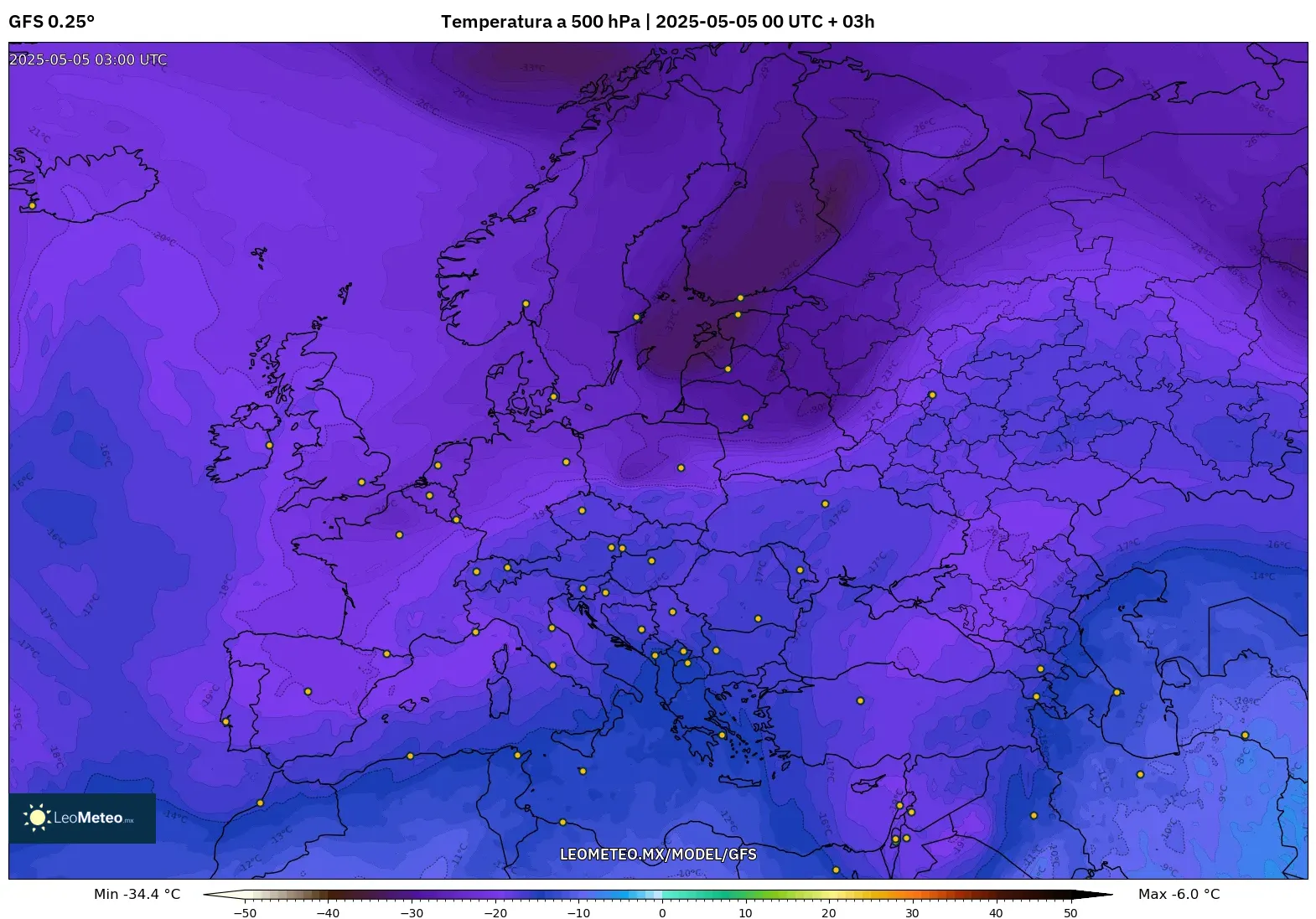 Pronóstico Meteorológico Numérico Gfs