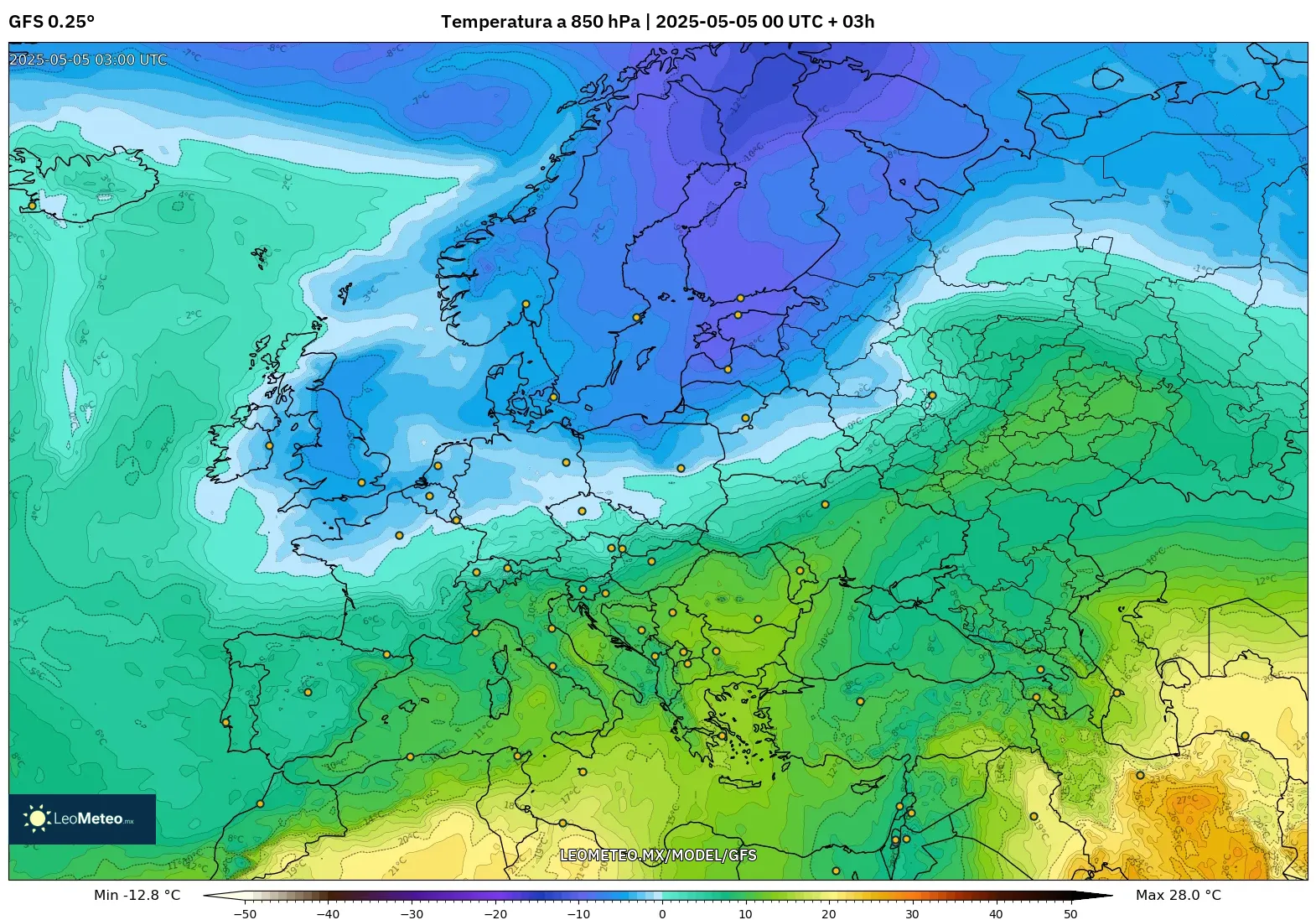 Pronóstico Meteorológico Numérico Gfs