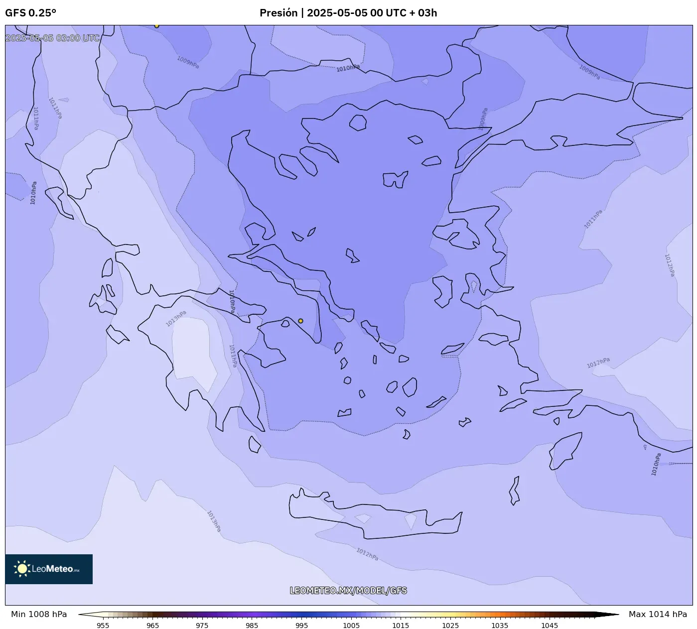 Pronóstico Meteorológico Numérico Gfs