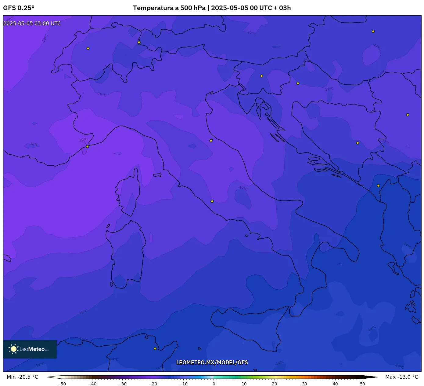 Pronóstico Meteorológico Numérico Gfs