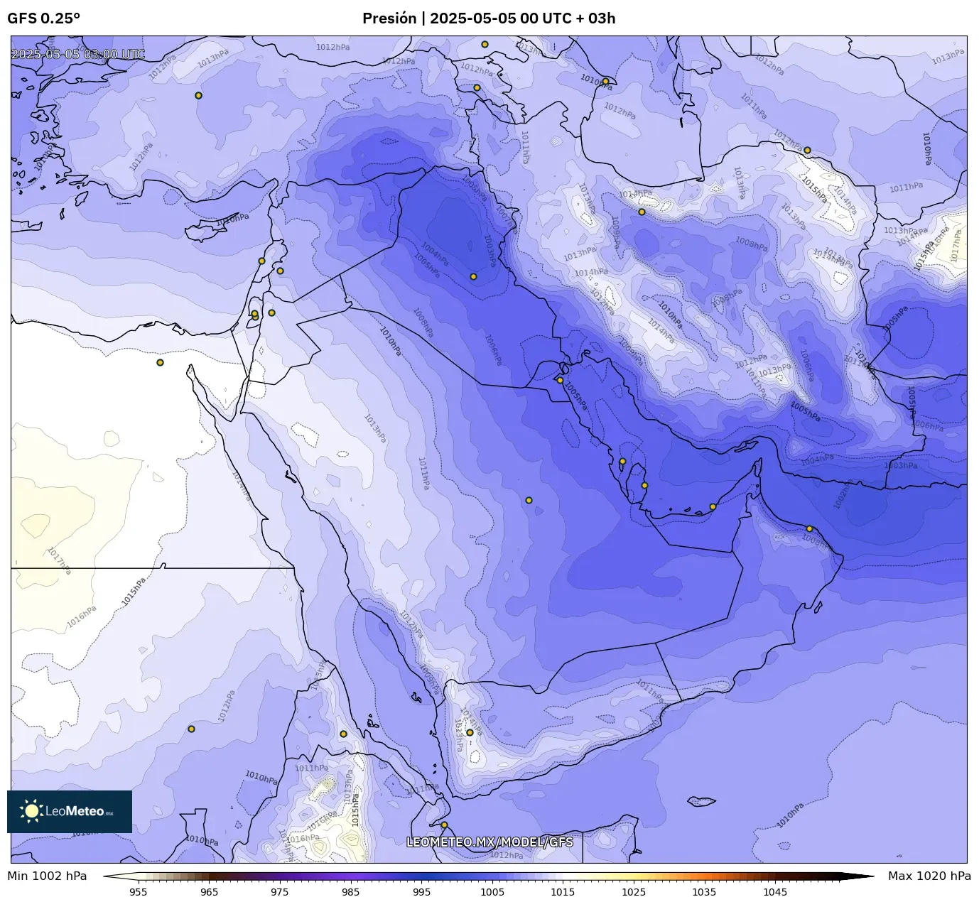 Pronóstico Meteorológico Numérico Gfs
