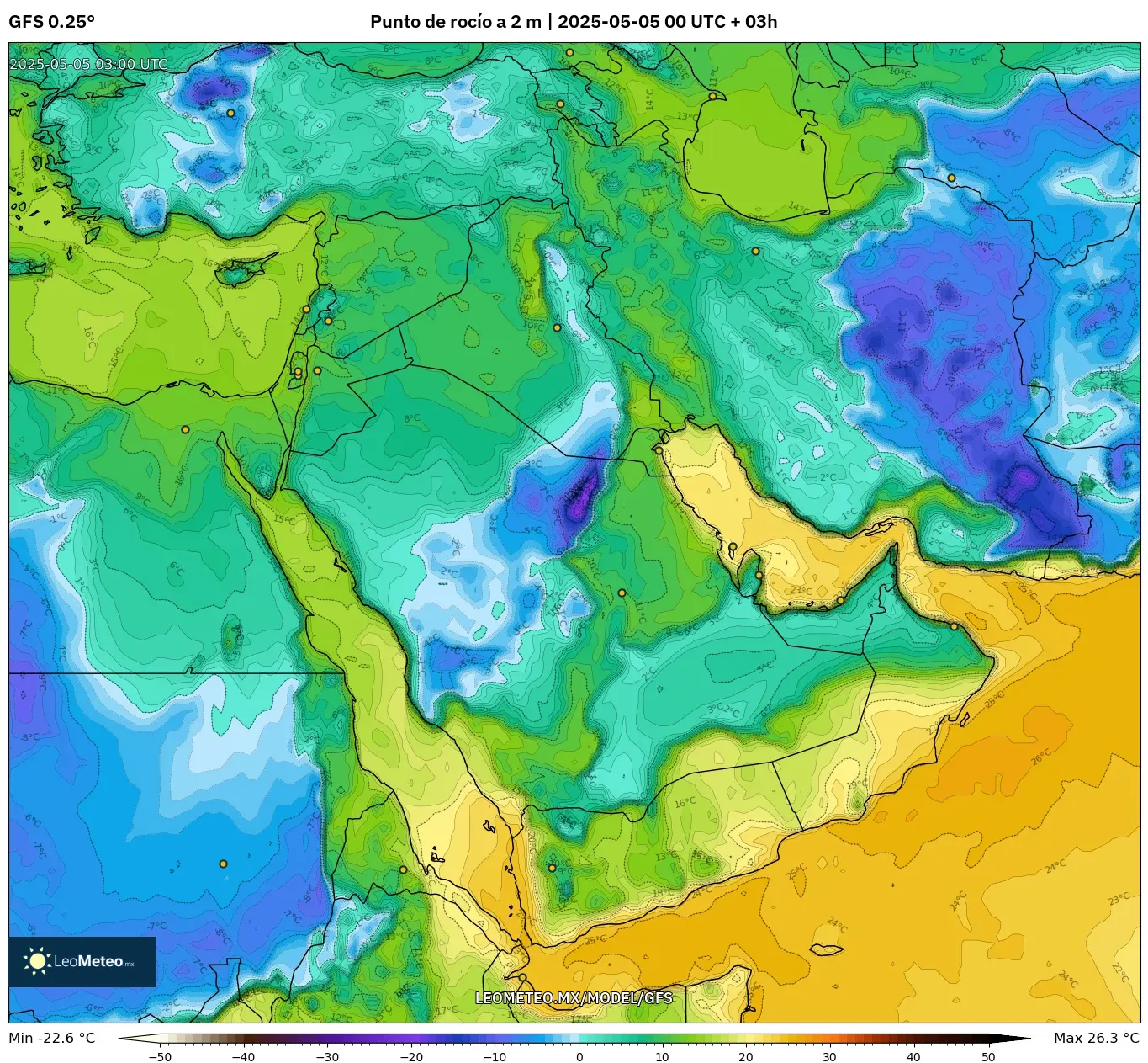Pronóstico Meteorológico Numérico Gfs