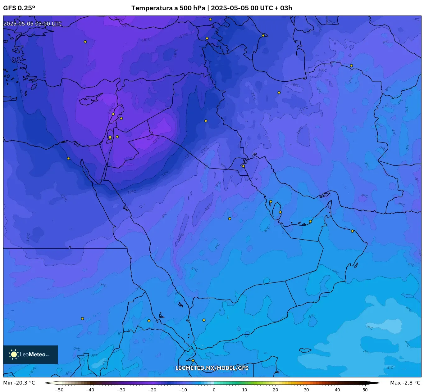 Pronóstico Meteorológico Numérico Gfs
