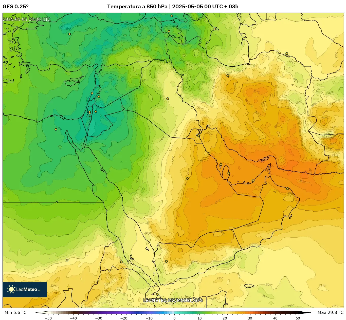 Pronóstico Meteorológico Numérico Gfs