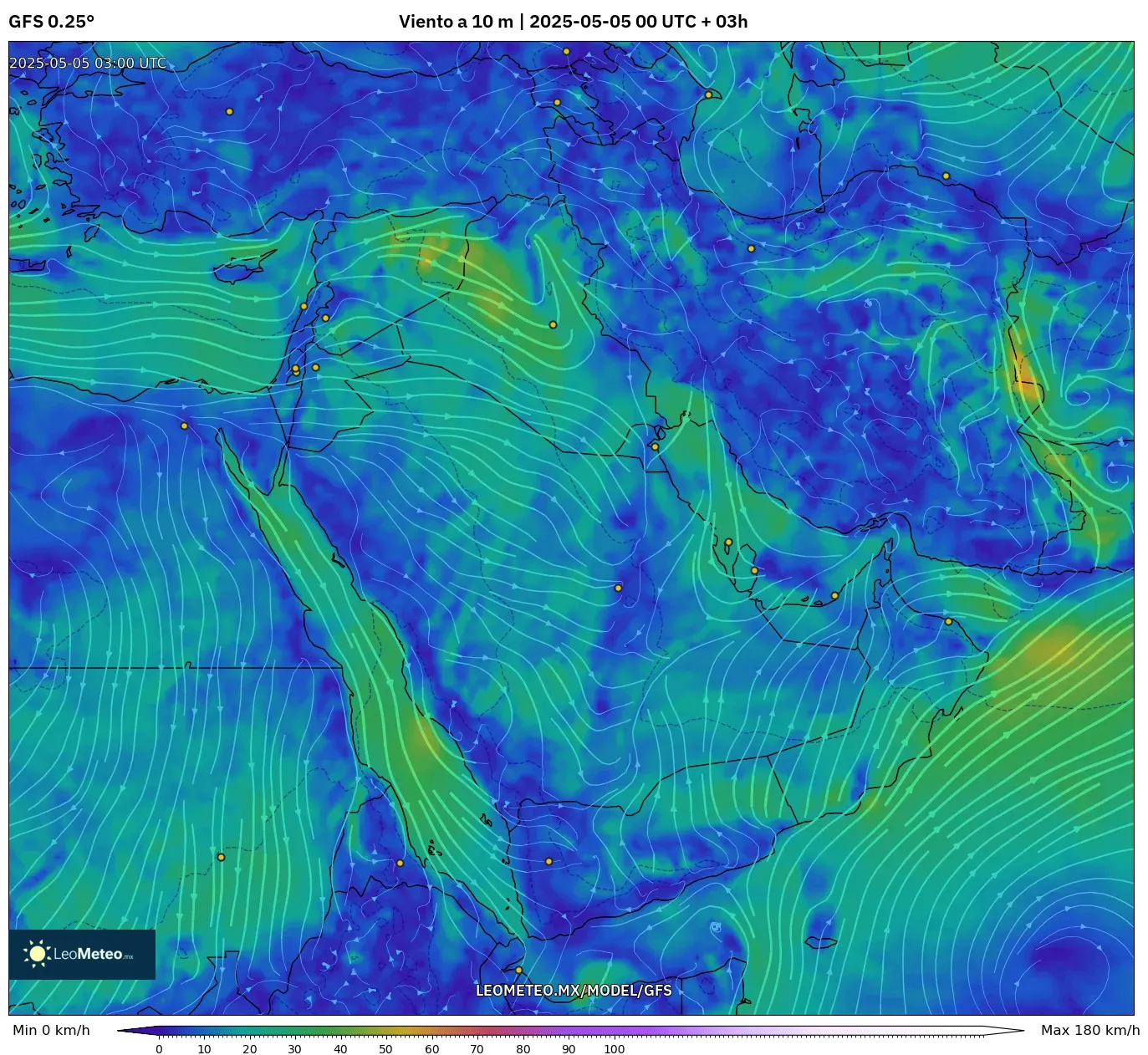 Pronóstico Meteorológico Numérico Gfs