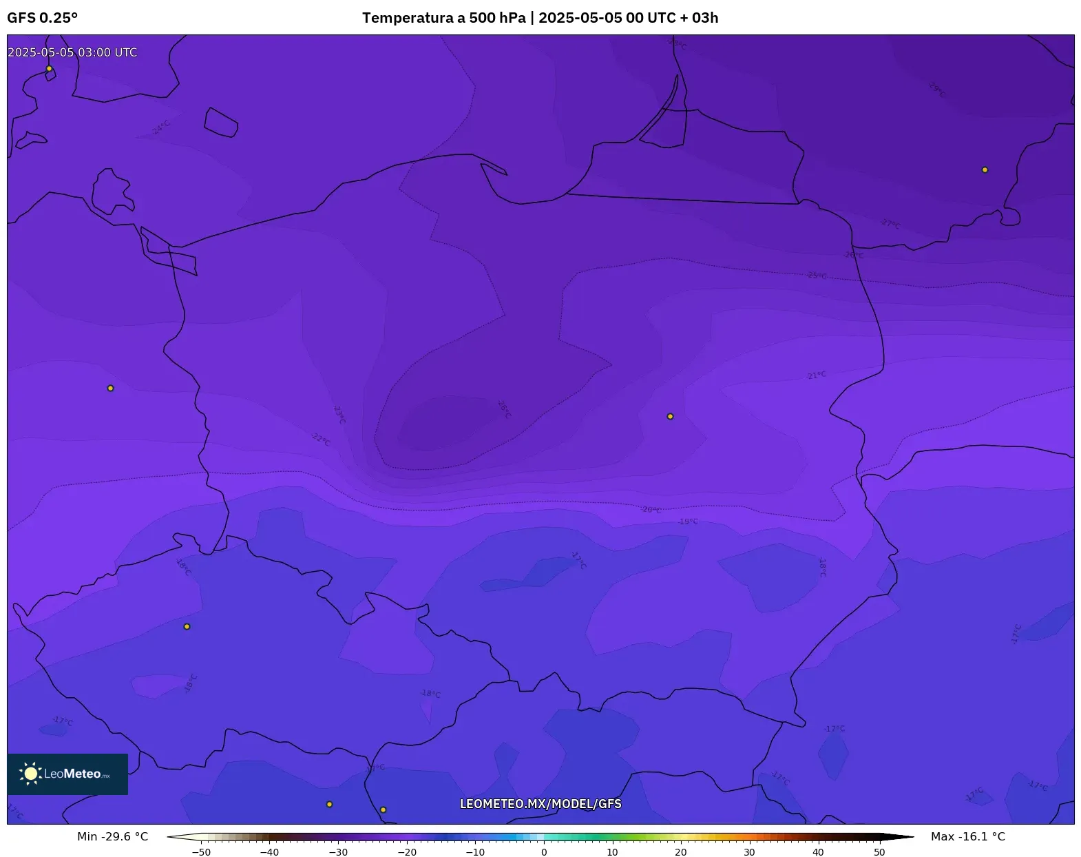 Pronóstico Meteorológico Numérico Gfs