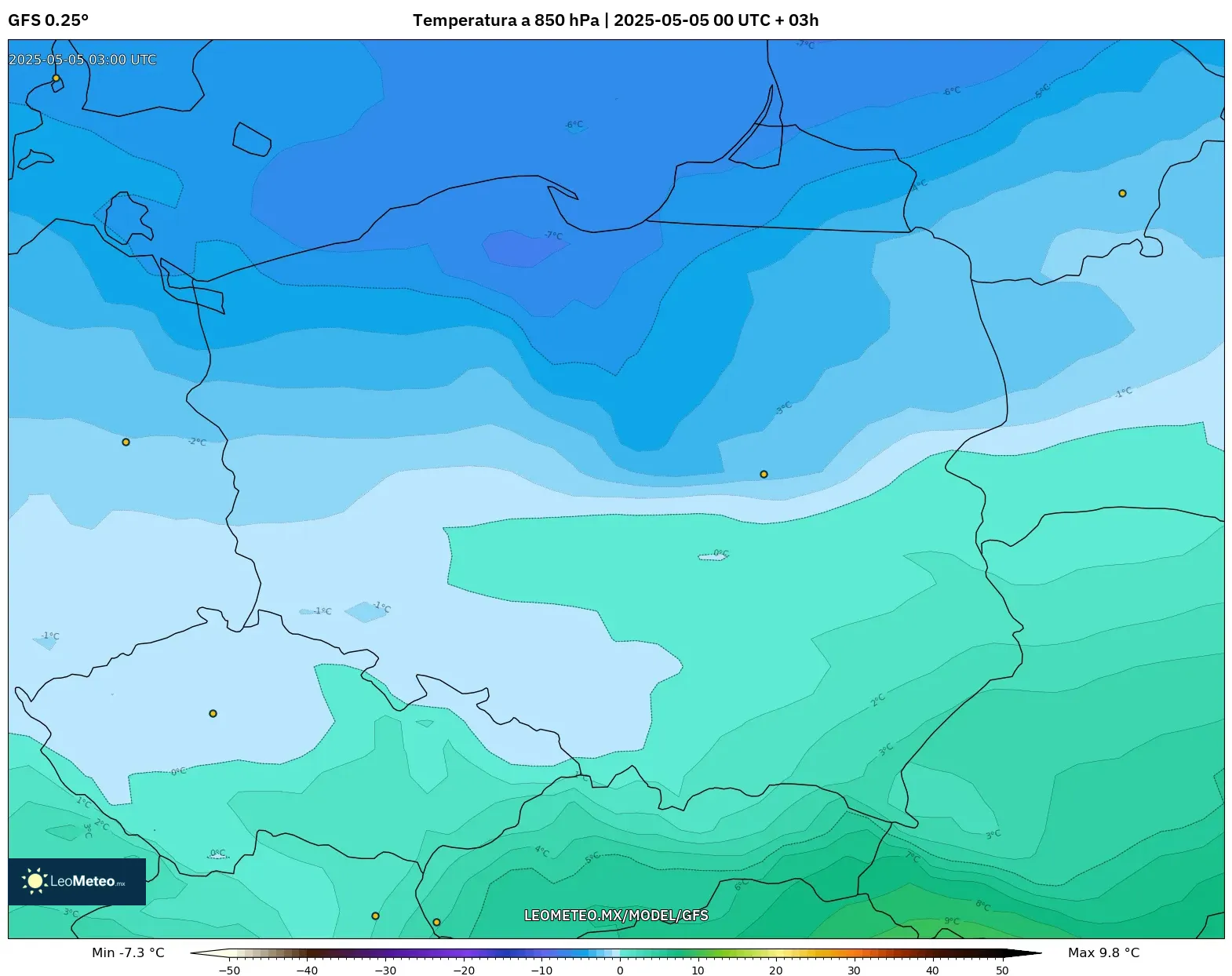 Pronóstico Meteorológico Numérico Gfs