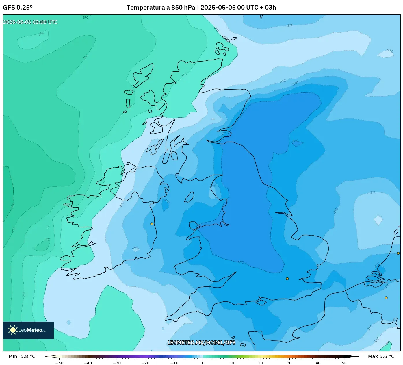 Pronóstico Meteorológico Numérico Gfs