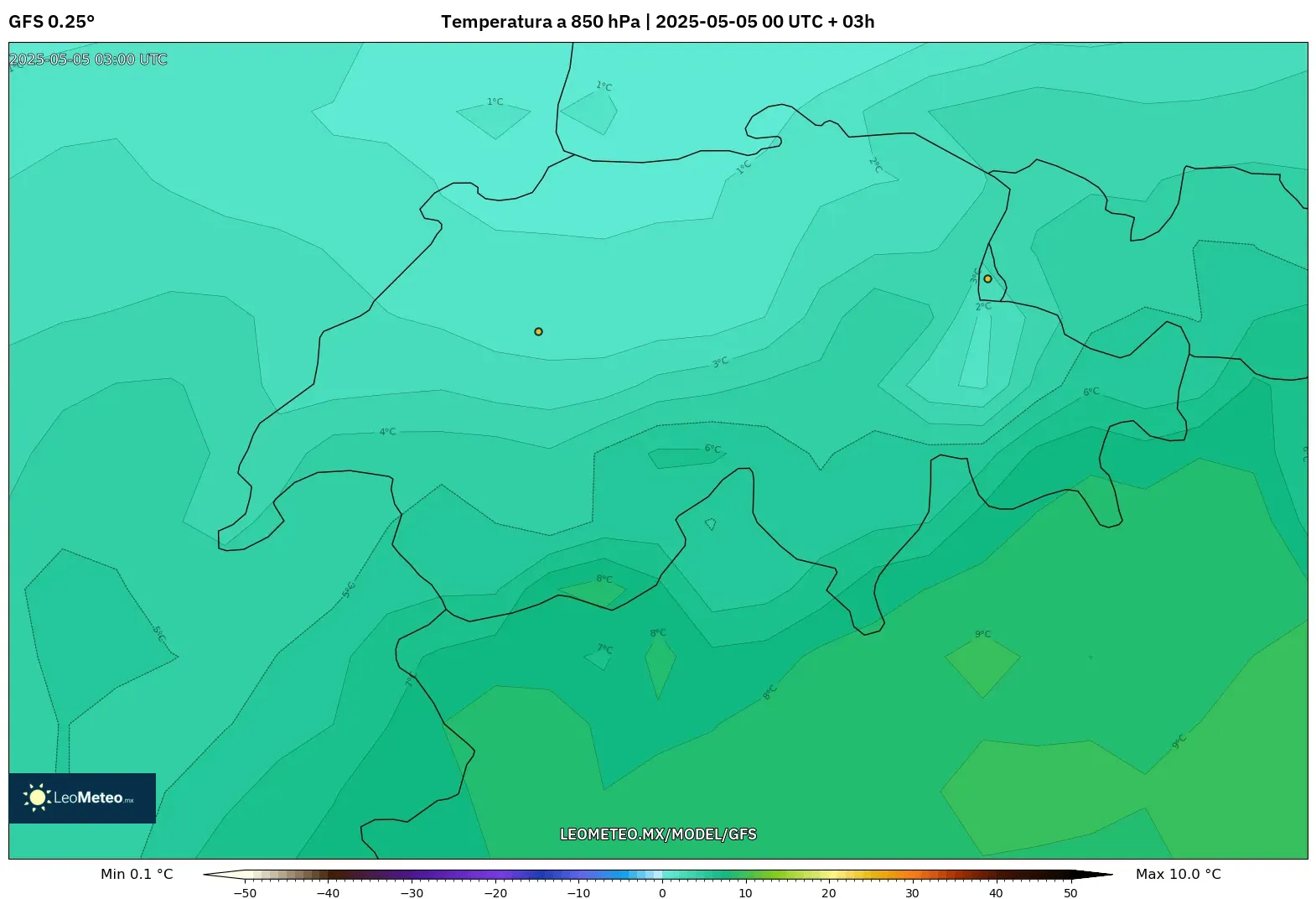 Pronóstico Meteorológico Numérico Gfs