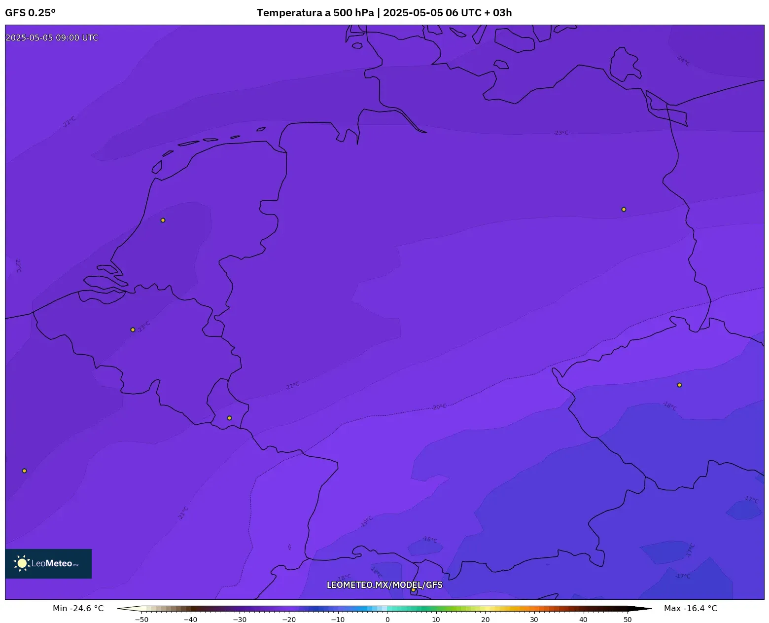 Pronóstico Meteorológico Numérico Gfs