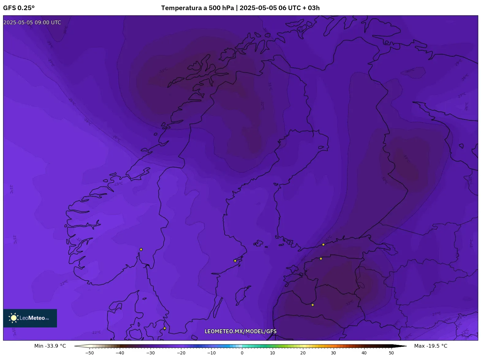 Pronóstico Meteorológico Numérico Gfs