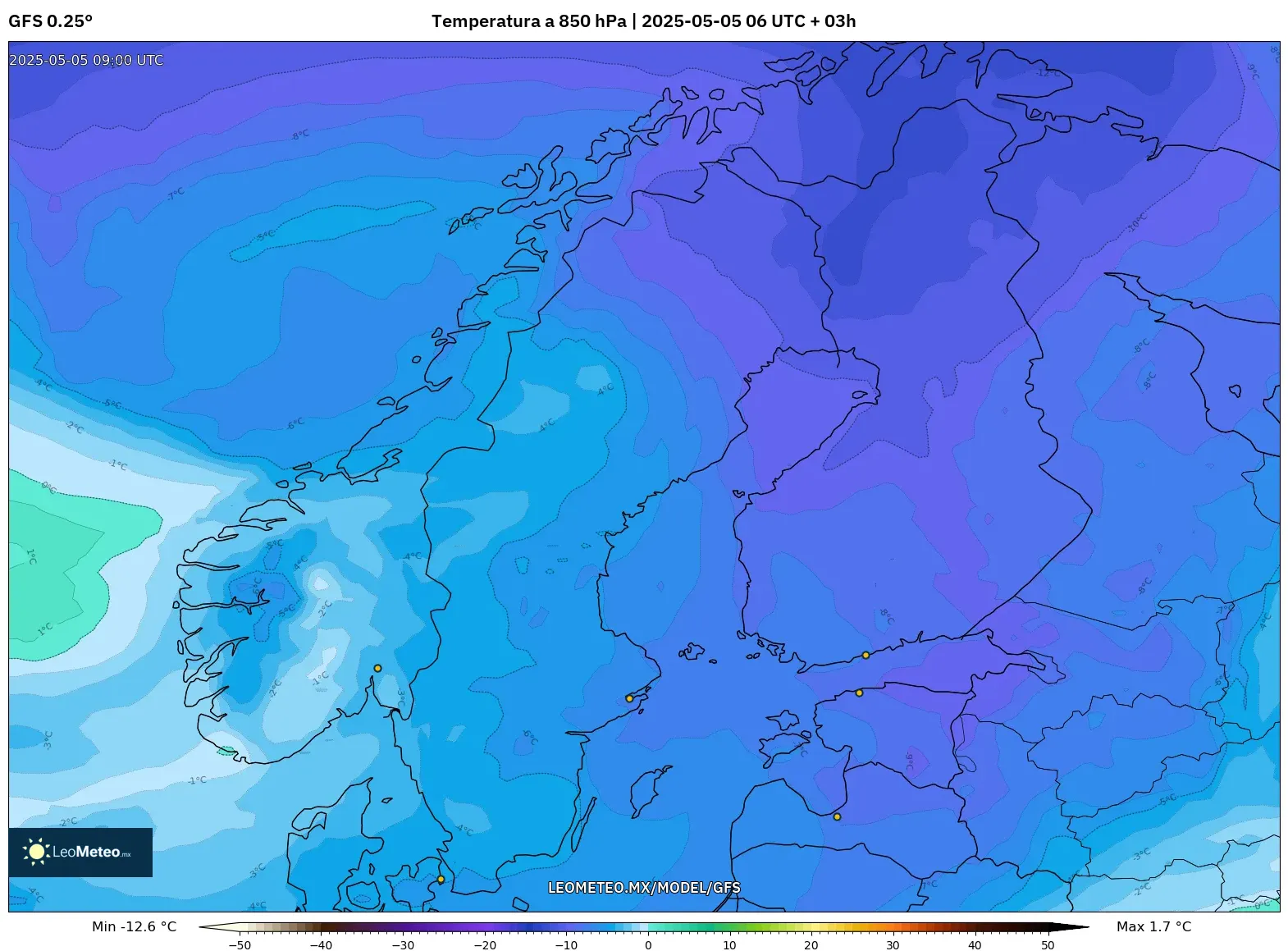 Pronóstico Meteorológico Numérico Gfs