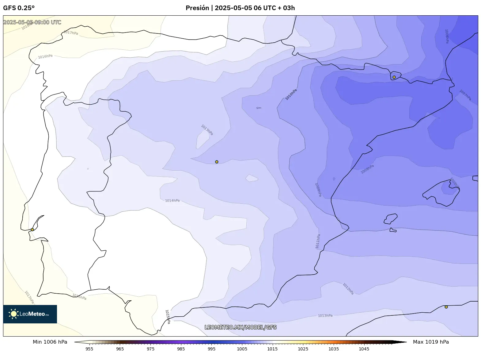 Pronóstico Meteorológico Numérico Gfs