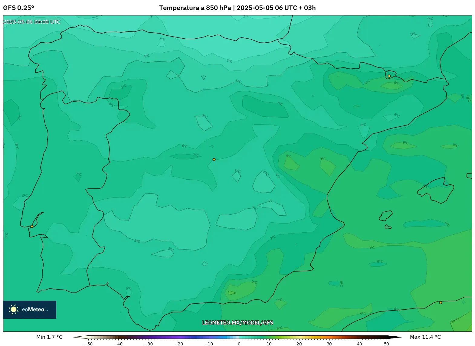 Pronóstico Meteorológico Numérico Gfs