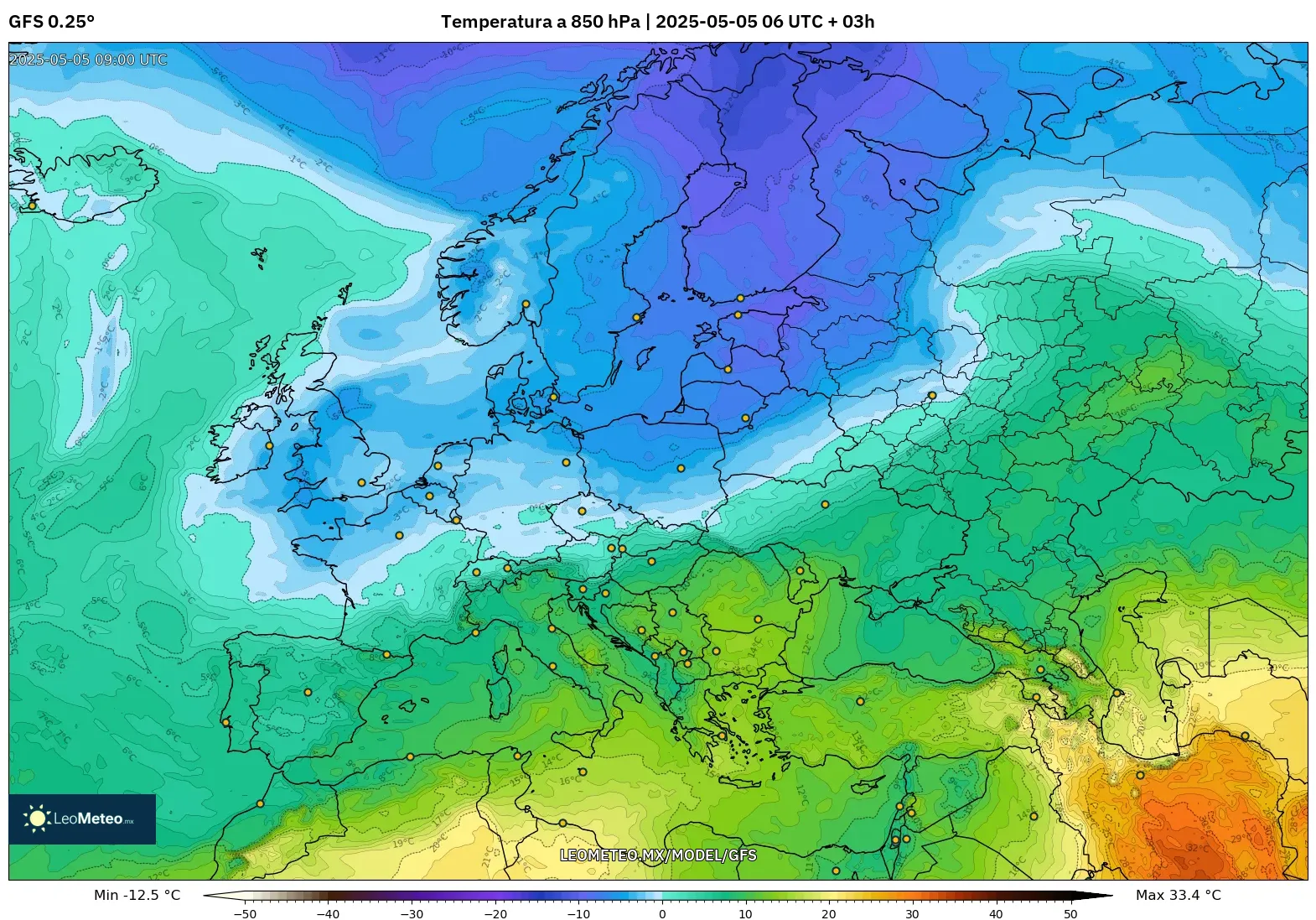 Pronóstico Meteorológico Numérico Gfs