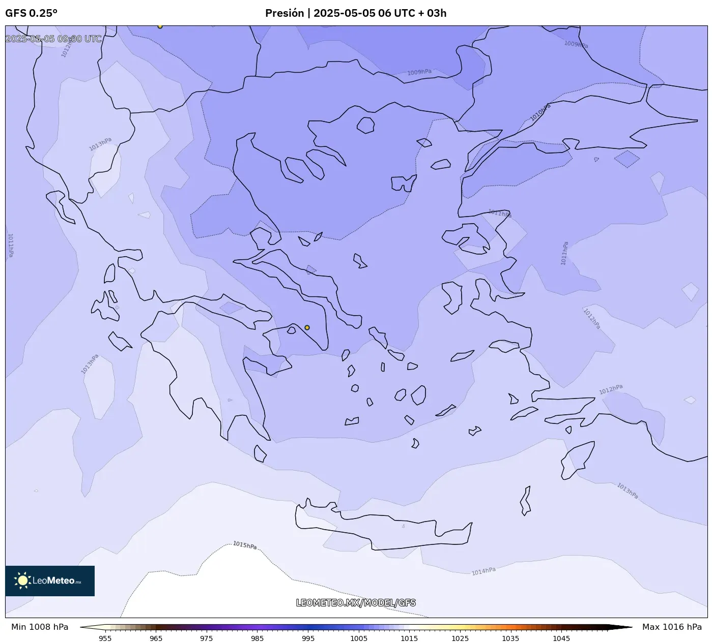 Pronóstico Meteorológico Numérico Gfs