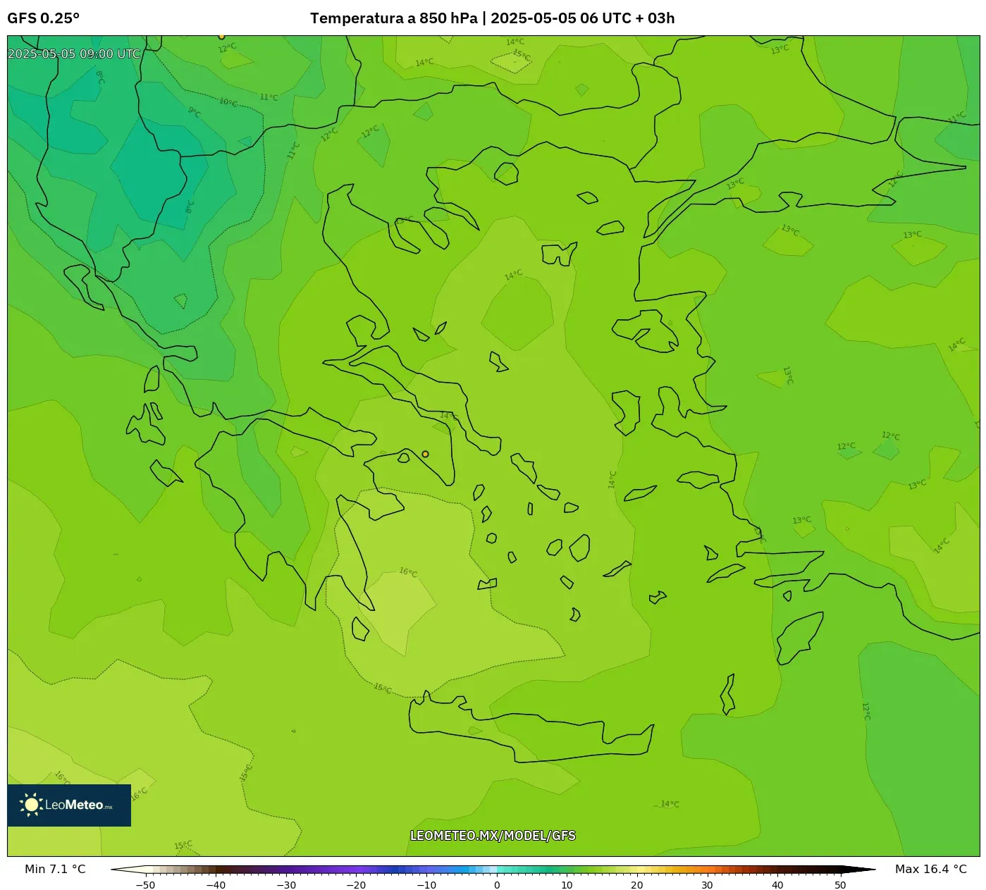 Pronóstico Meteorológico Numérico Gfs