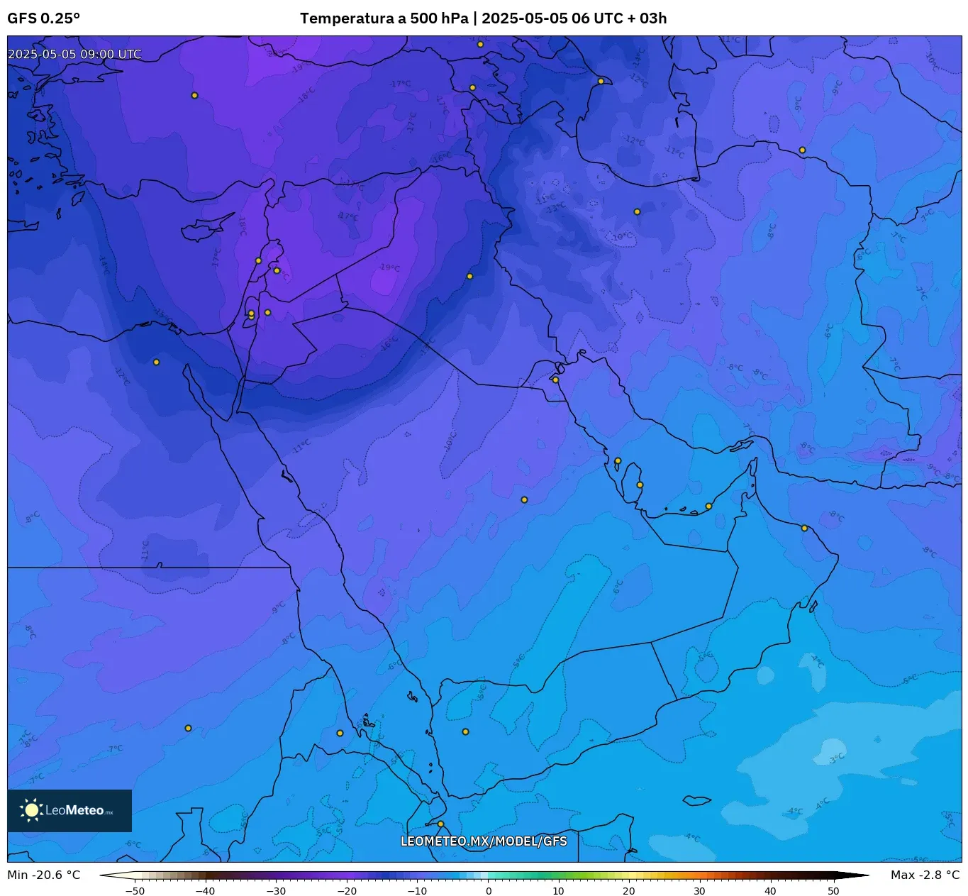 Pronóstico Meteorológico Numérico Gfs