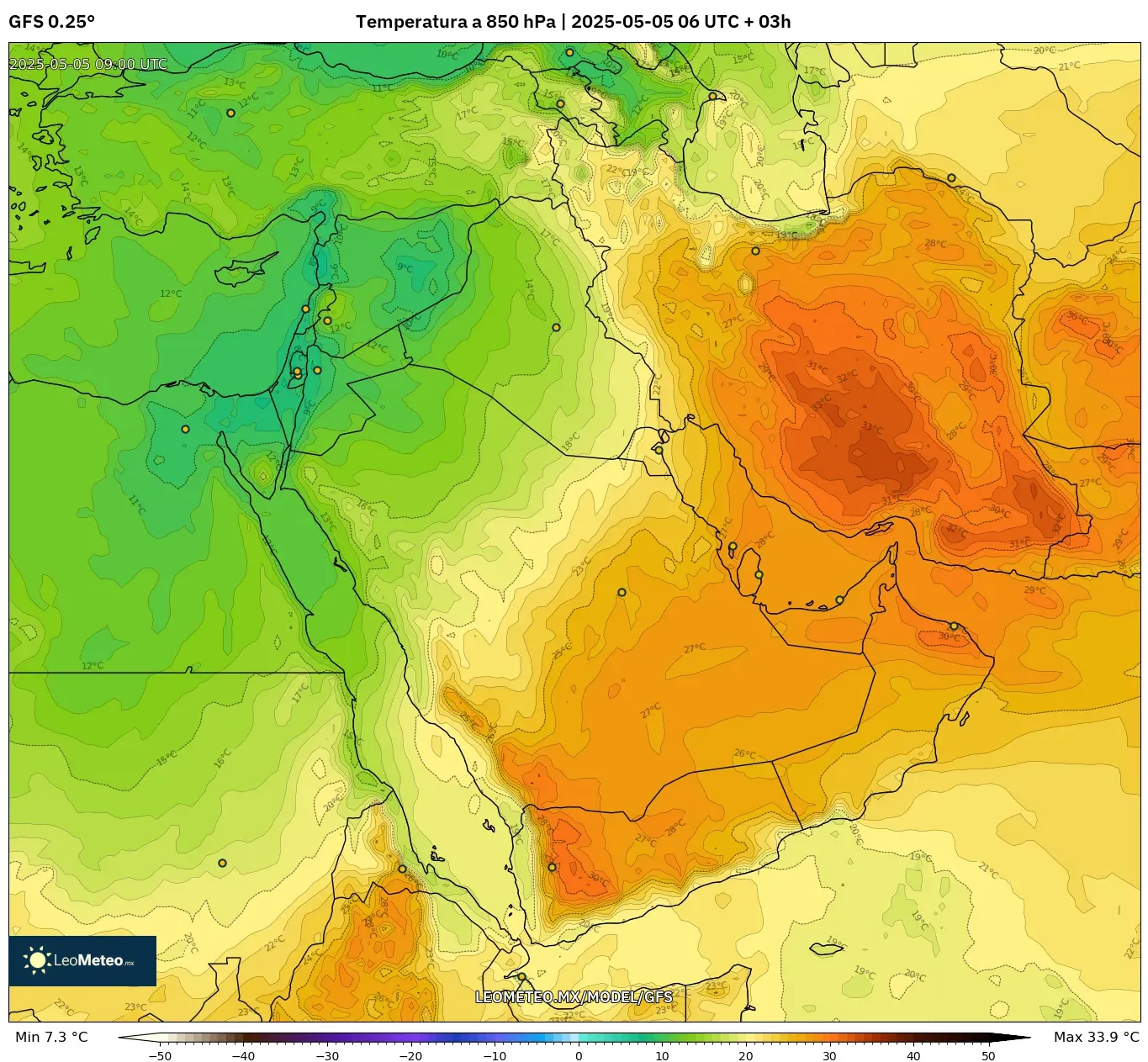 Pronóstico Meteorológico Numérico Gfs