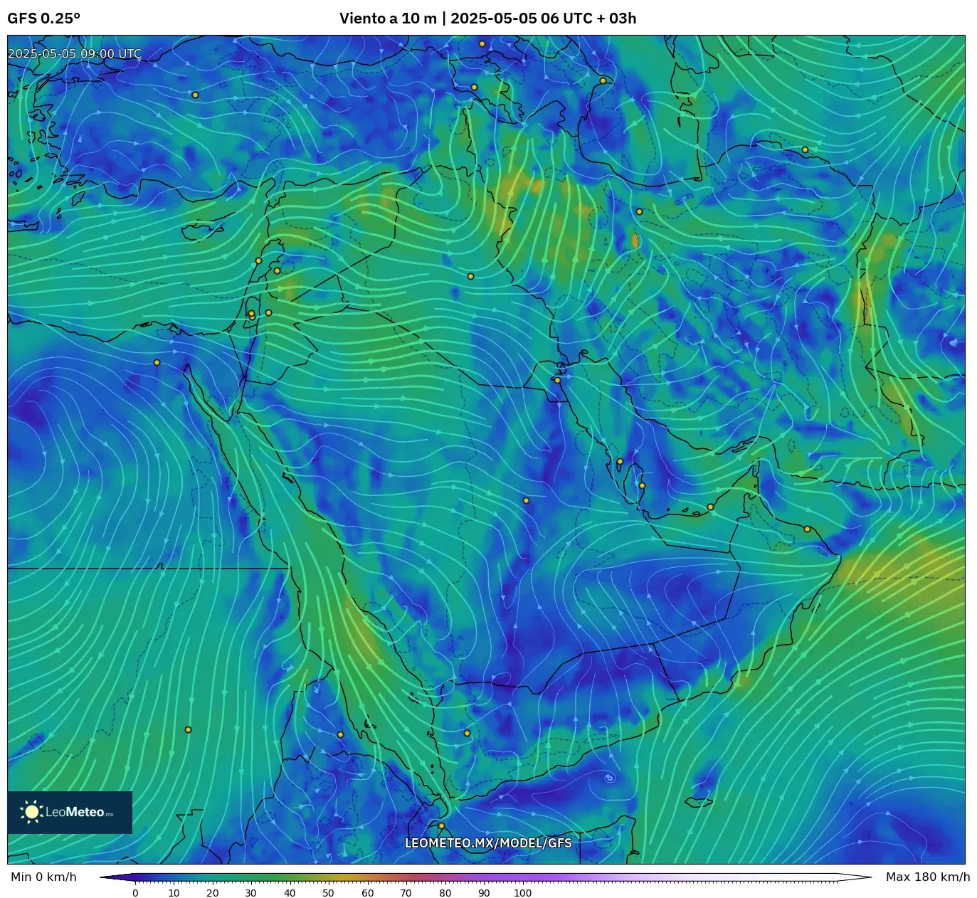 Pronóstico Meteorológico Numérico Gfs