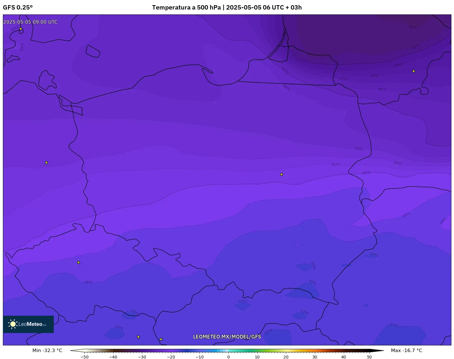 Pronóstico Meteorológico Numérico Gfs
