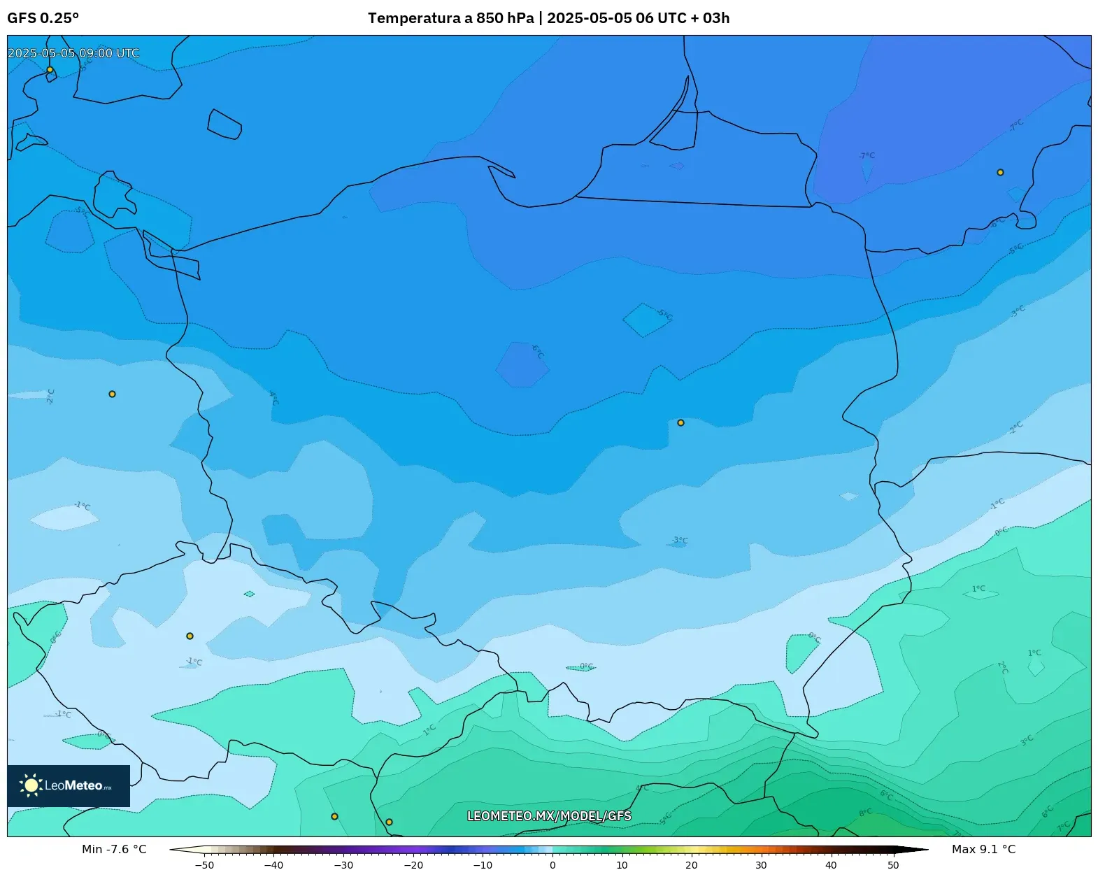 Pronóstico Meteorológico Numérico Gfs