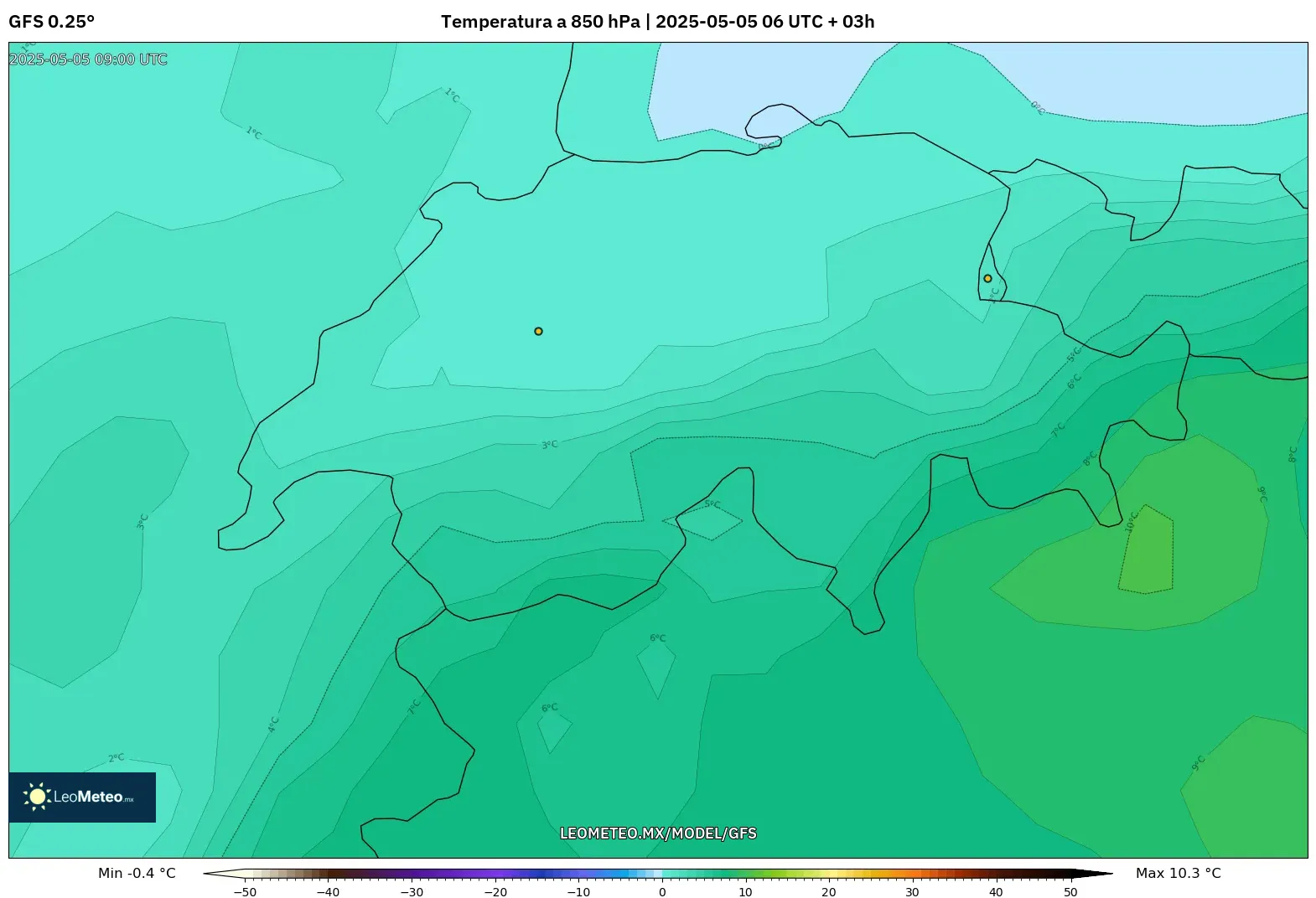 Pronóstico Meteorológico Numérico Gfs