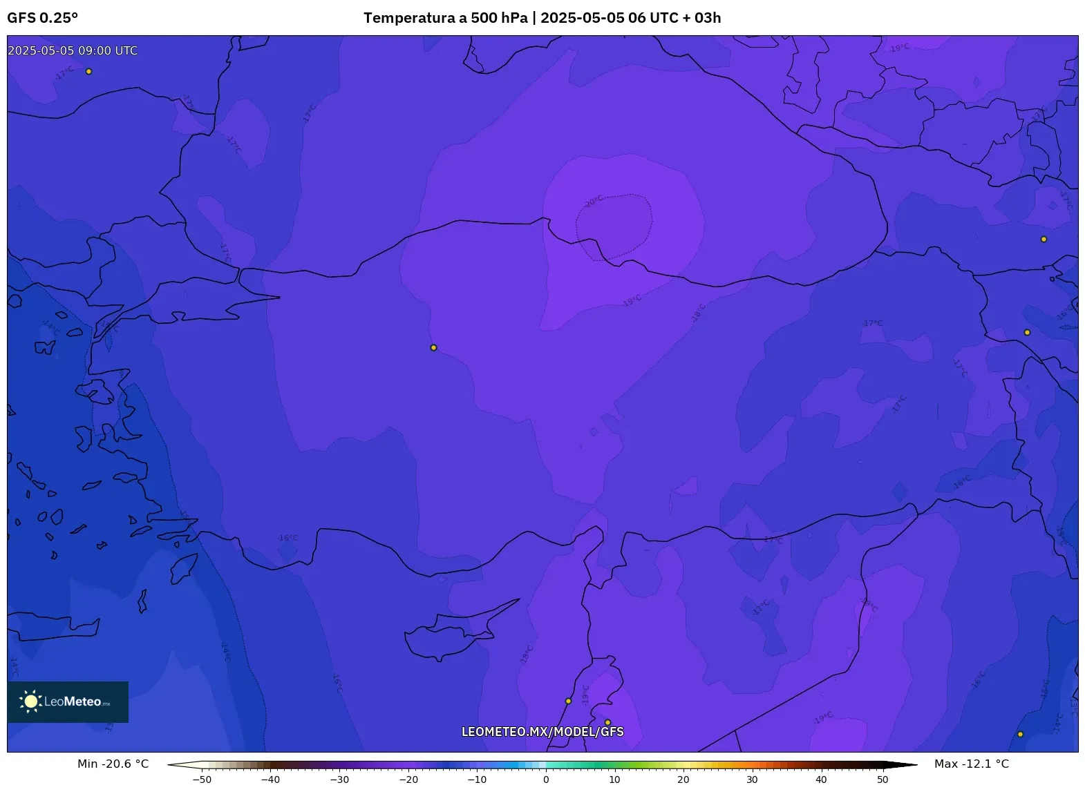 Pronóstico Meteorológico Numérico Gfs