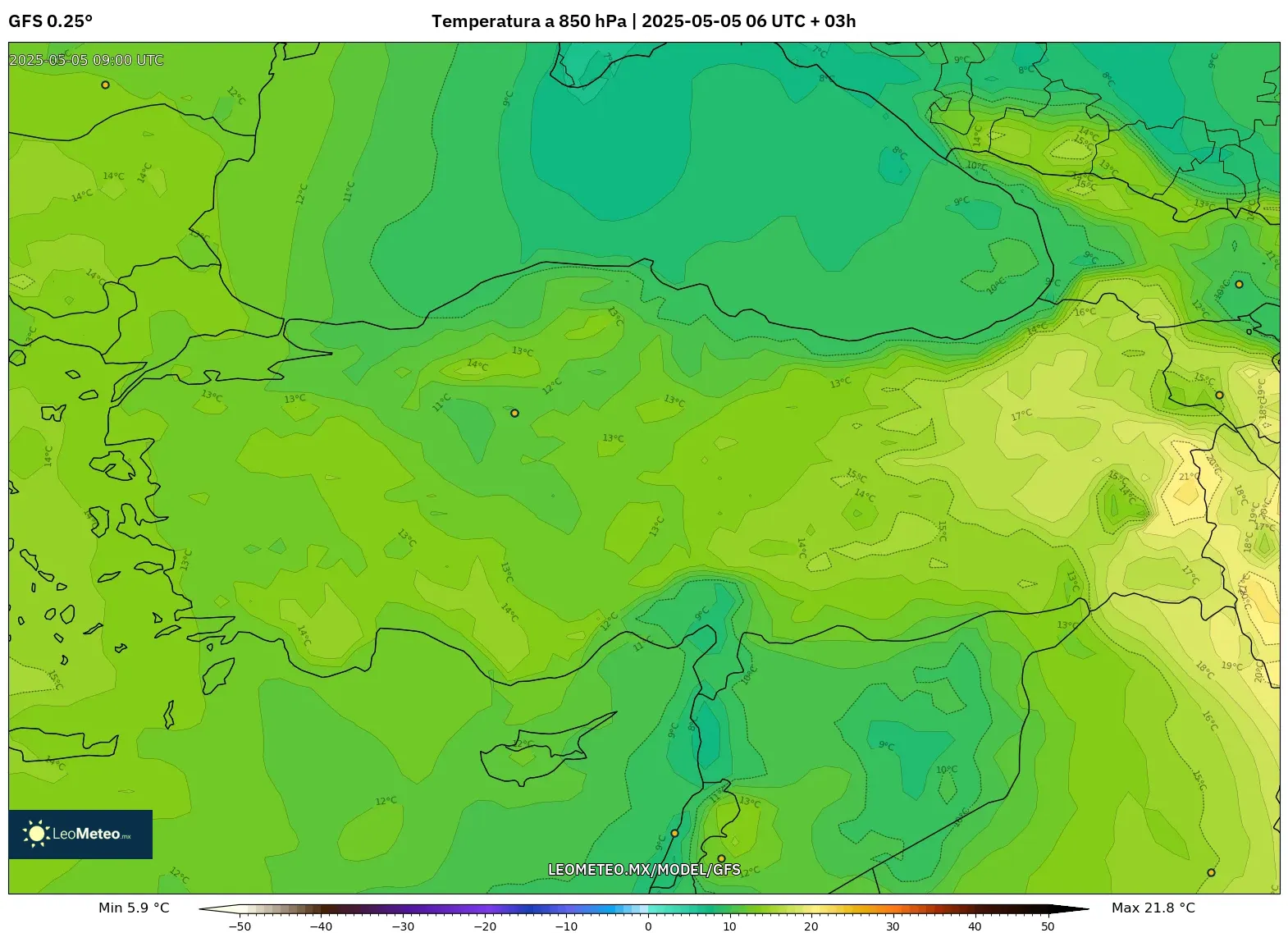 Pronóstico Meteorológico Numérico Gfs