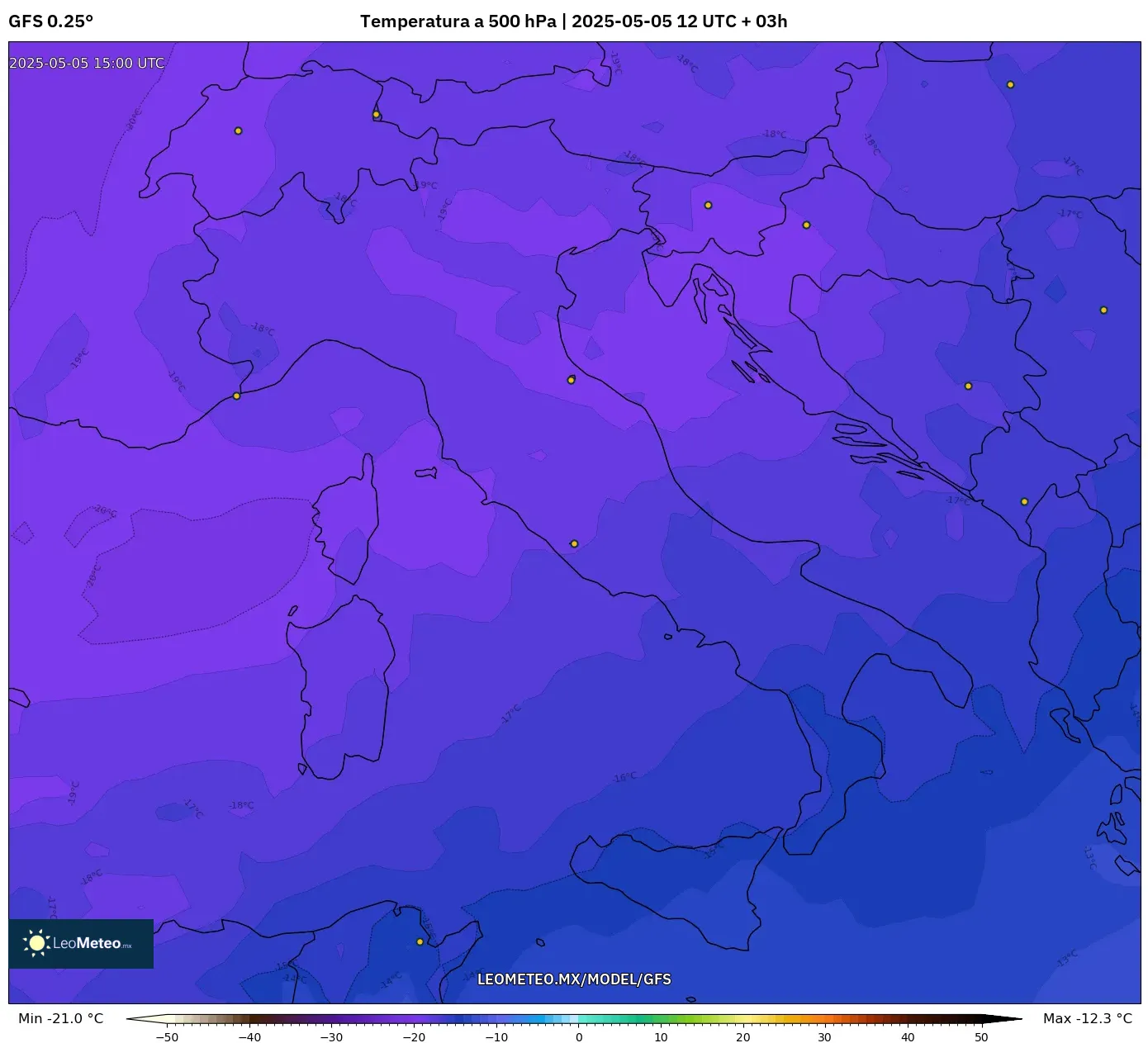 Pronóstico Meteorológico Numérico Gfs