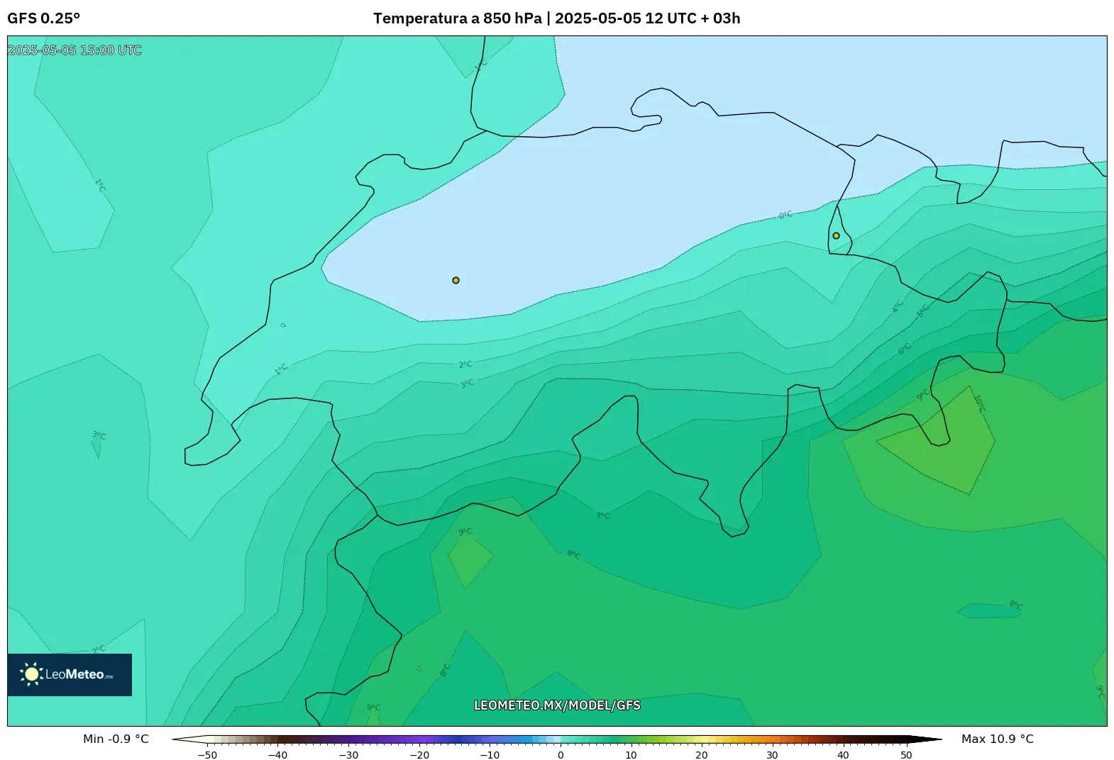 Pronóstico Meteorológico Numérico Gfs