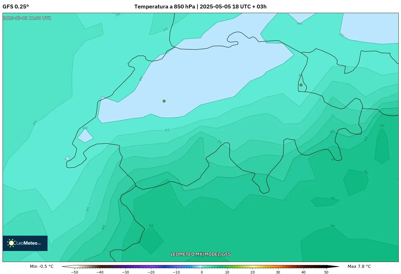 Pronóstico Meteorológico Numérico Gfs