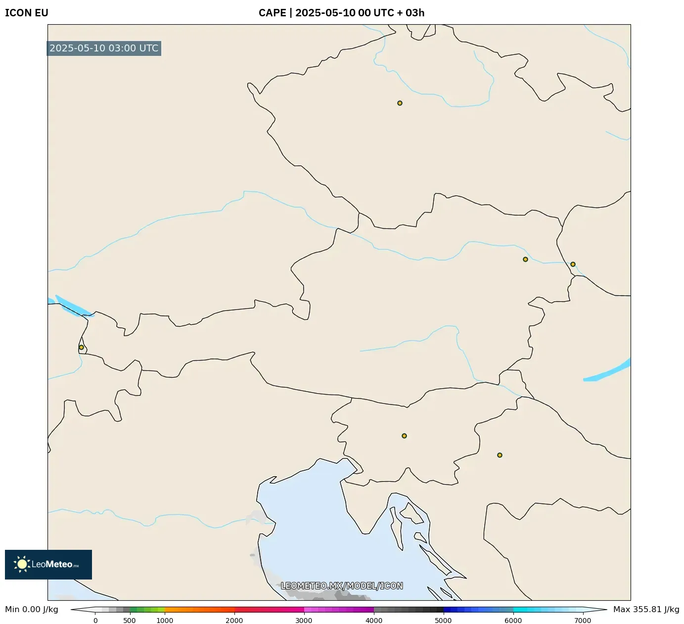 ICON - Austria, CAPE ICON - Austria, CAPE