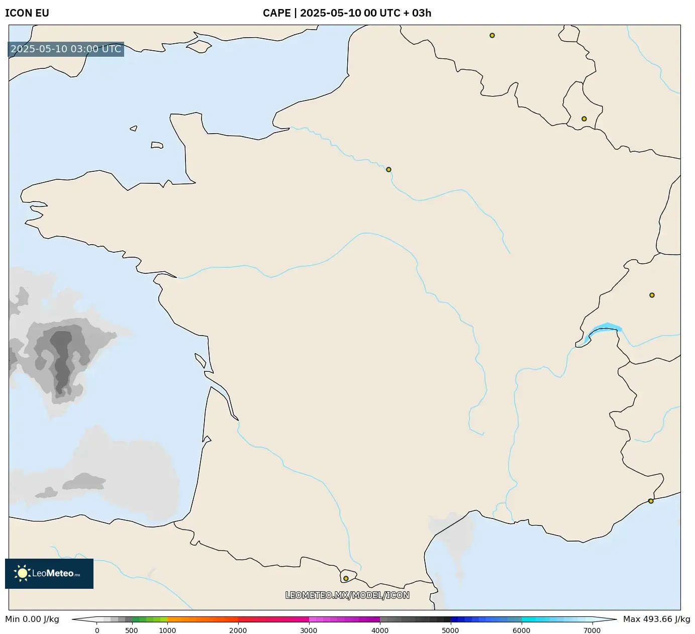 ICON - Francia, CAPE ICON - Francia, CAPE