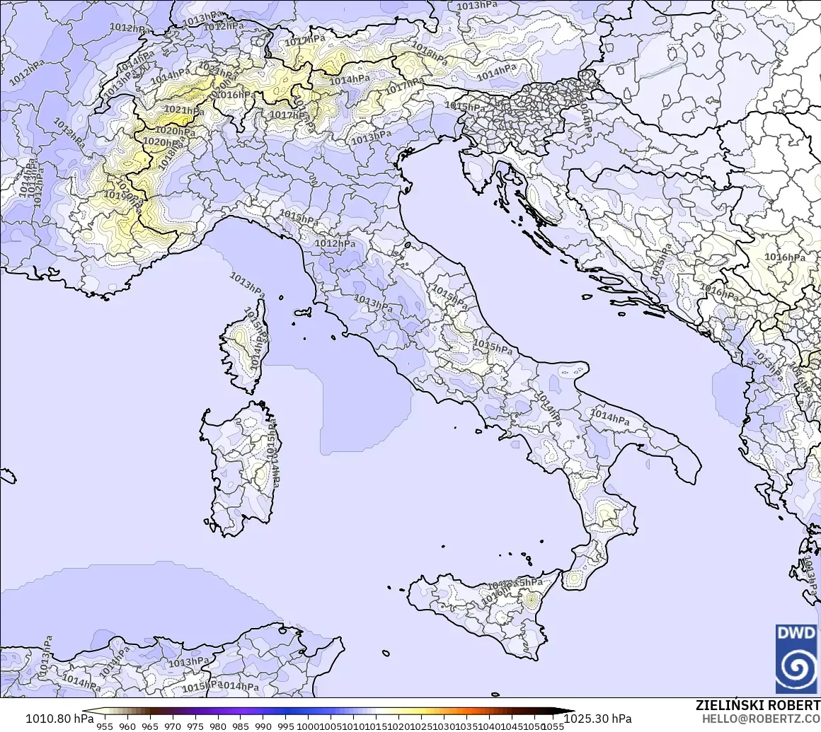 ICON modelo - Italia, Presión