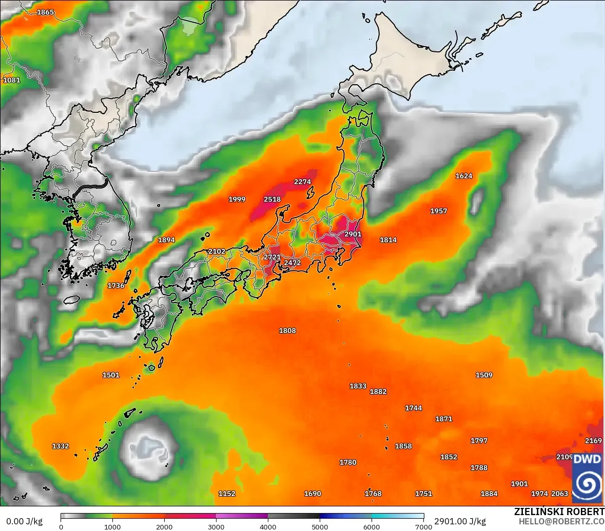 ICON modelo - Japón, CAPE