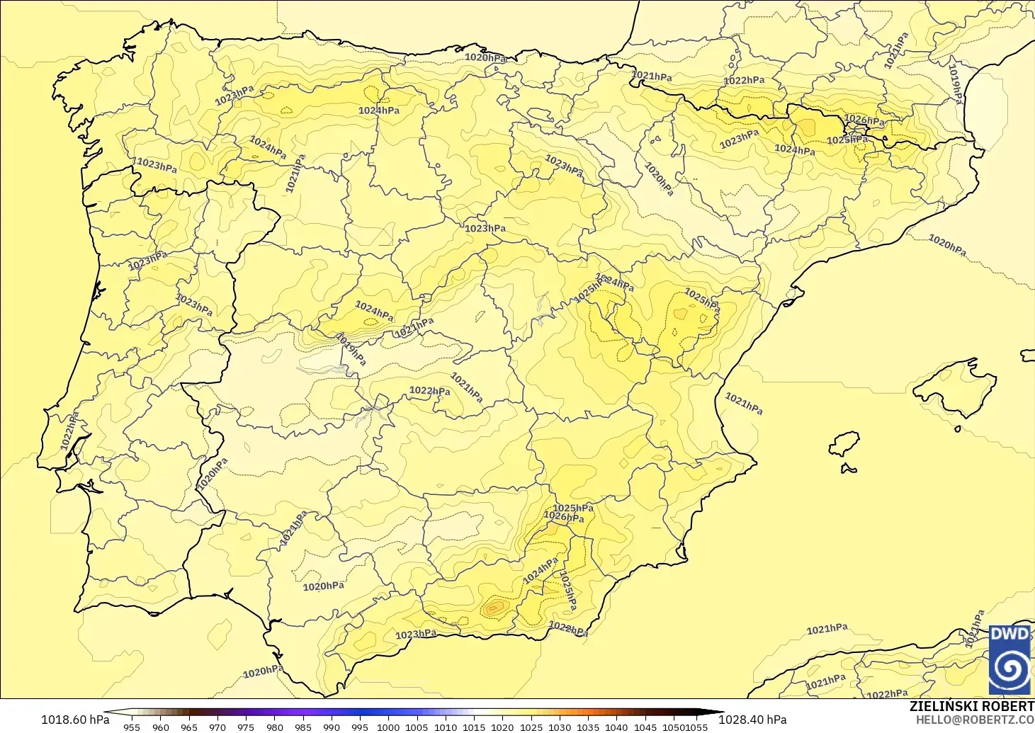 ICON modelo - España, Presión