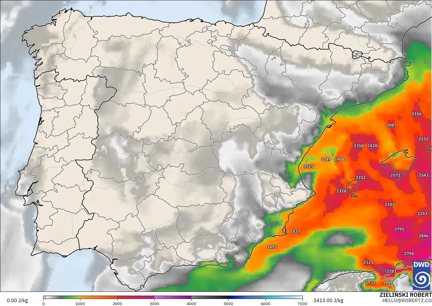 ICON modelo - España, CAPE