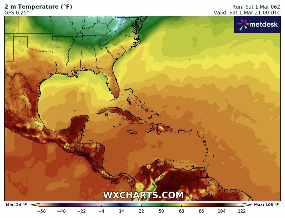 Mapa de Temperaturas en México Hoy: Pronóstico y Extremos para el 1 de Marzo de 2025