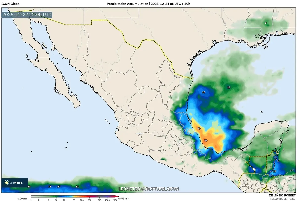 2025-12-21 Clima cálido y seco en México para el pronóstico del tiempo del lunes – Cielos soleados, vientos ligeros y diversión al aire libre