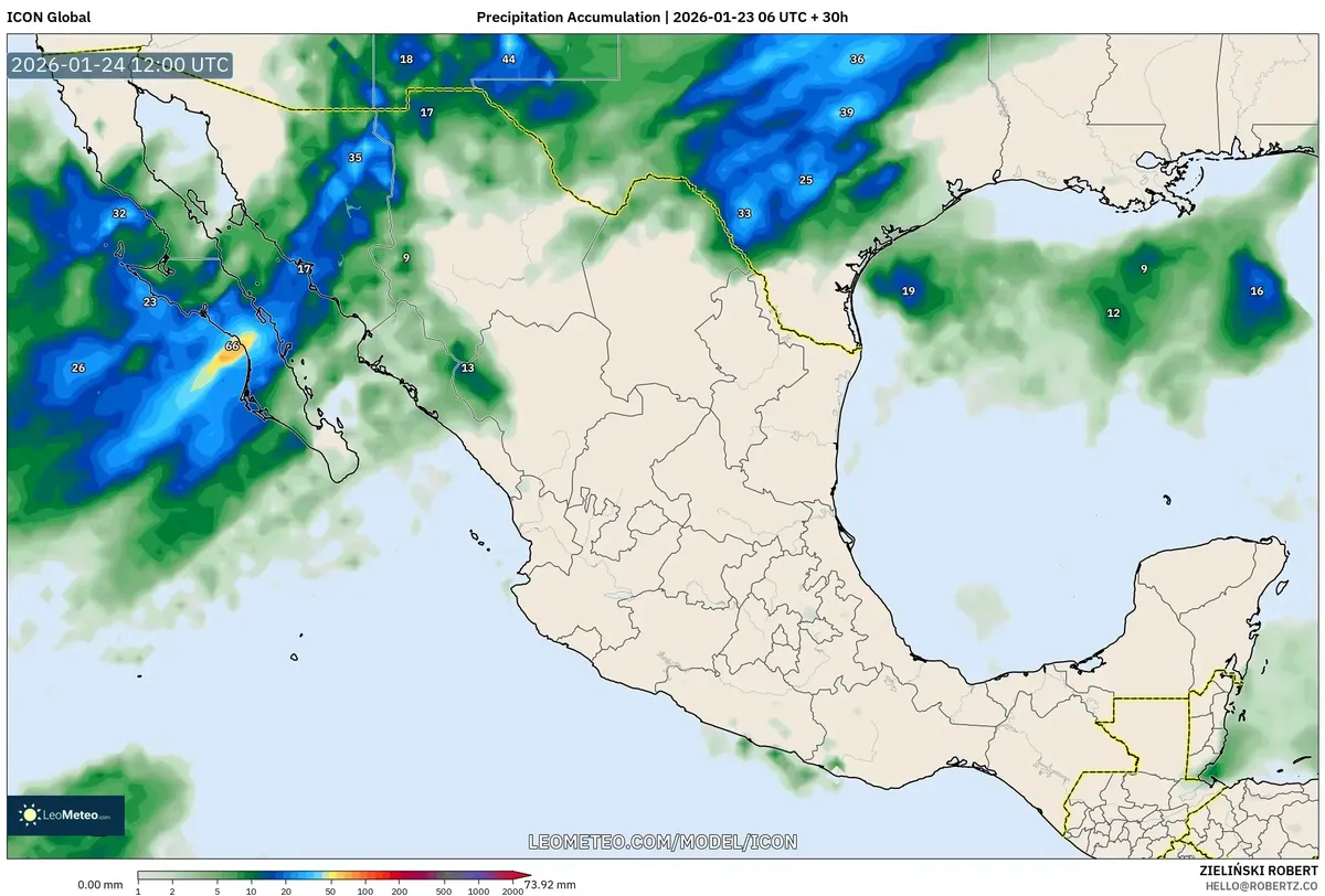 Lluvias Escasas en Todo el País 24 de enero de 2026