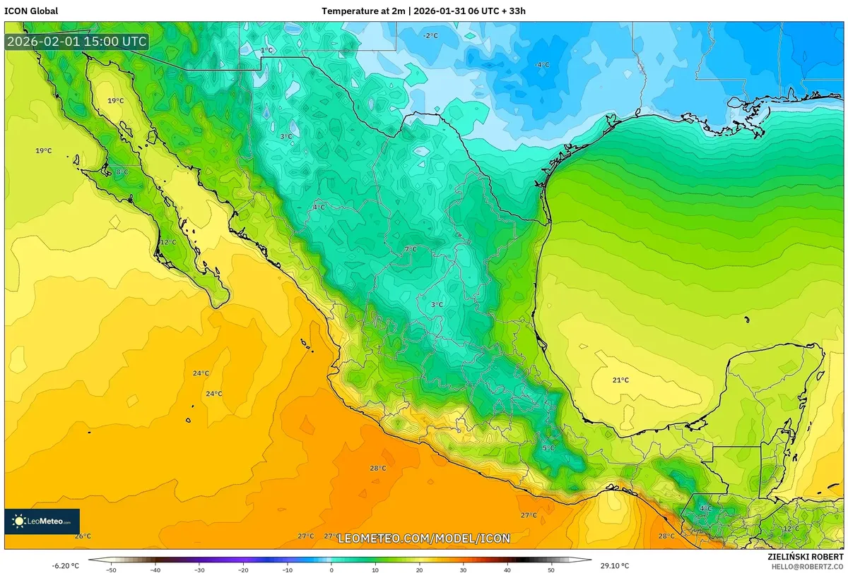 Condiciones Cálidas en Monterrey el 1 de febrero de 2026
