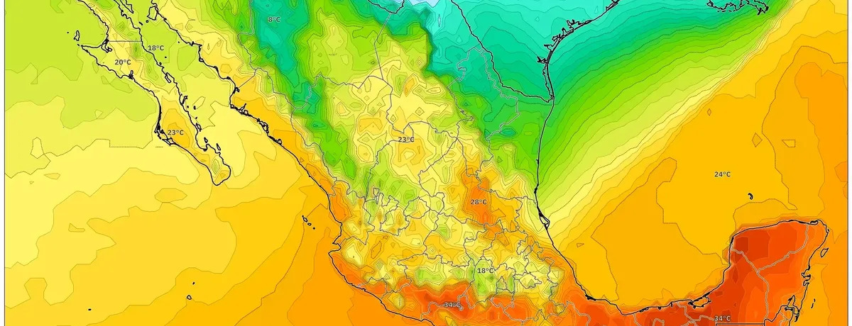 Pronóstico de un Fin de Semana Soleado y Abrasador en México: 24-26 de enero de 2026 – Ola de Calor Tropical y Aviso por Lluvias Aisladas
